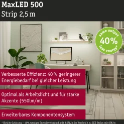 MaxLED 500 LED Strip - Erweiterung 2,5m Warmweiß