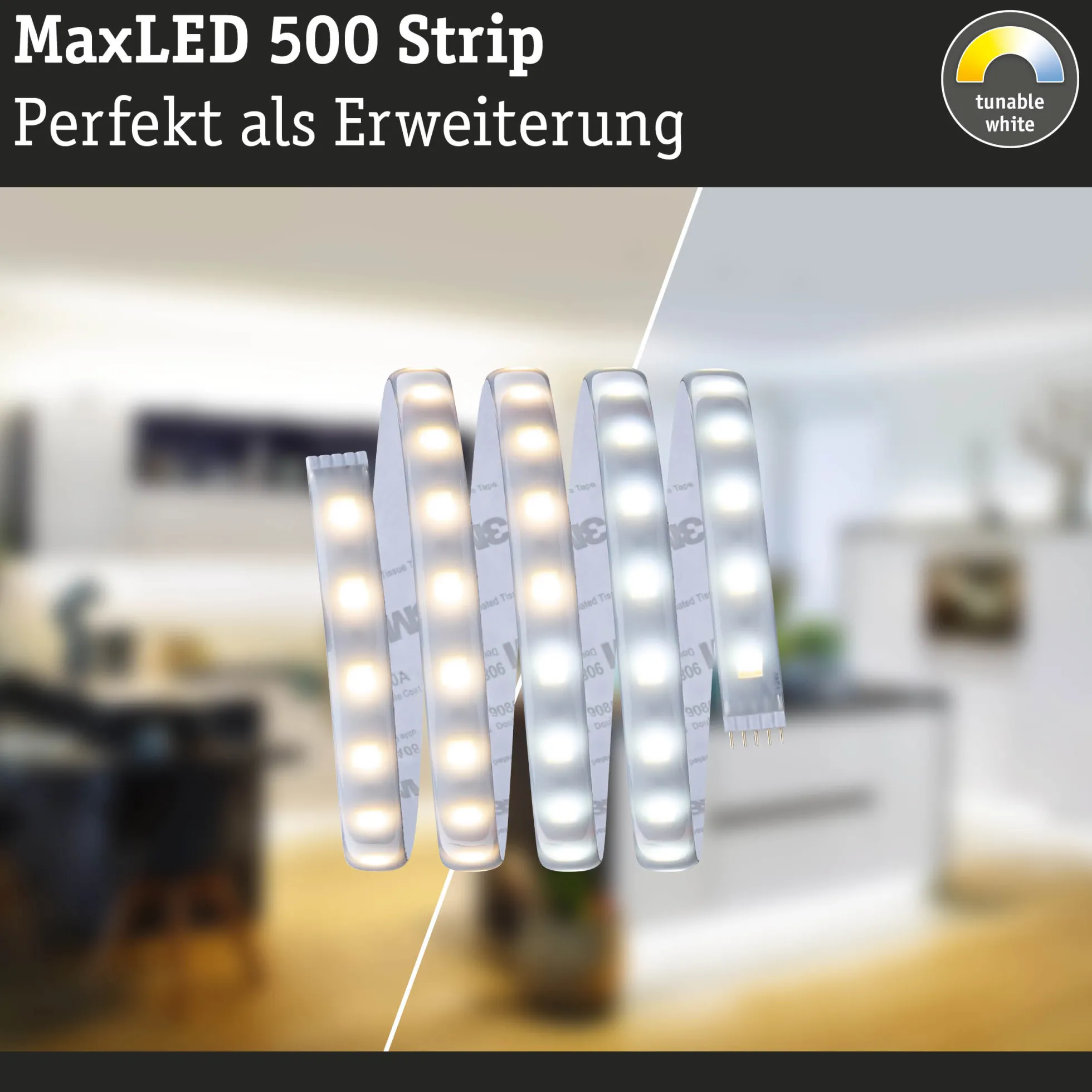 MaxLED 500 LED Strip - Erweiterung 1m Tunable White