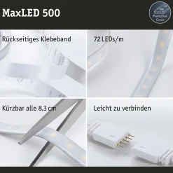 MaxLED 500 LED Strip - Erweiterung 1m Tunable White