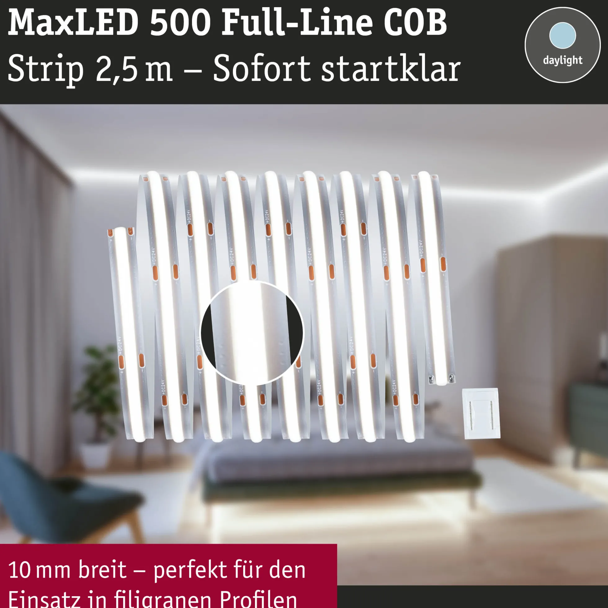 MaxLED 500 LED Strip - Erweiterung 2,5m 6500K
