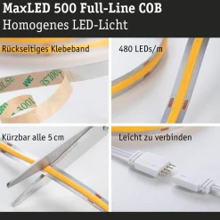 MaxLED 500 LED Strip - Erweiterung 2,5m 6500K
