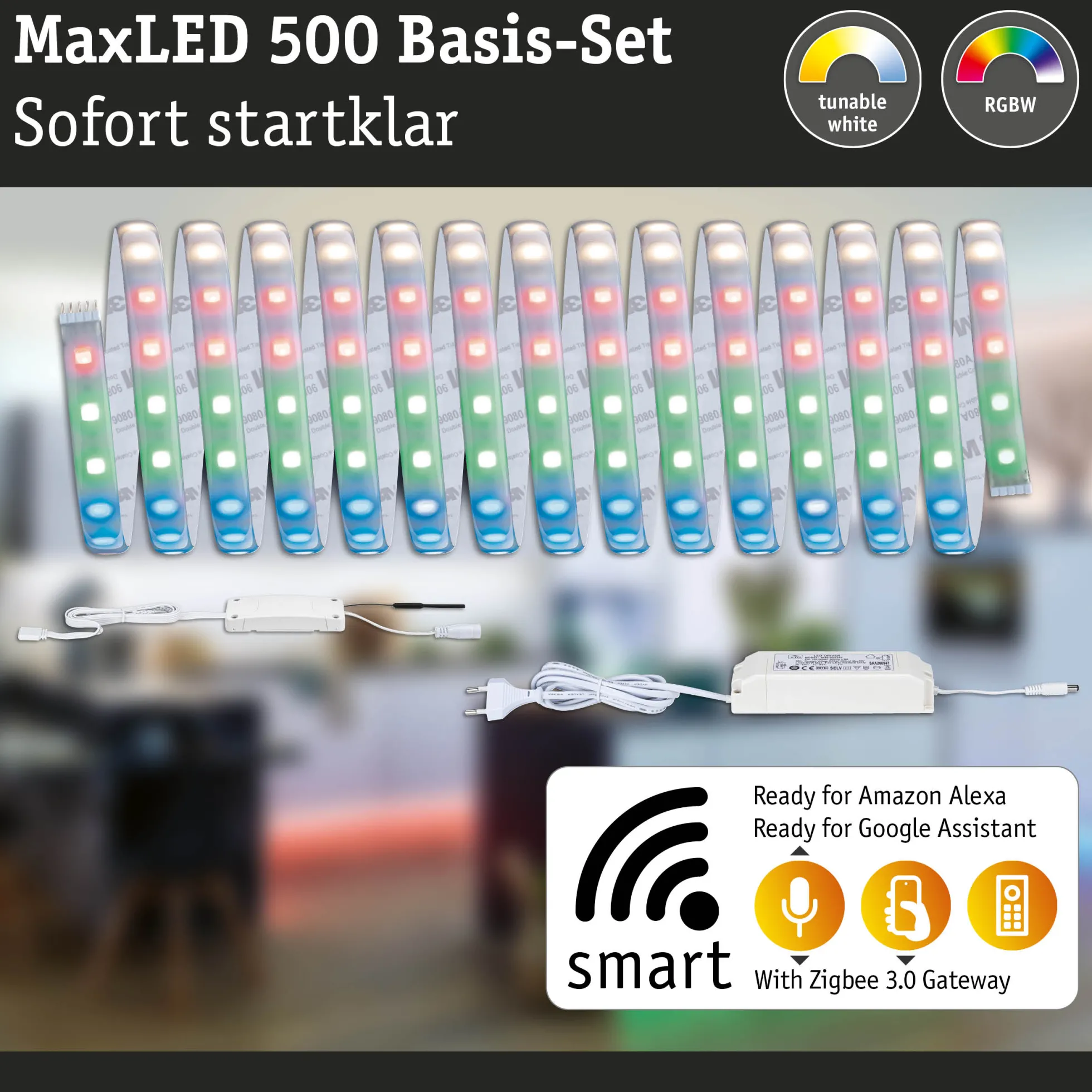 MaxLED 500 LED Strip Smart Home Zigbee 3.0 - Basisset 5m RGBW