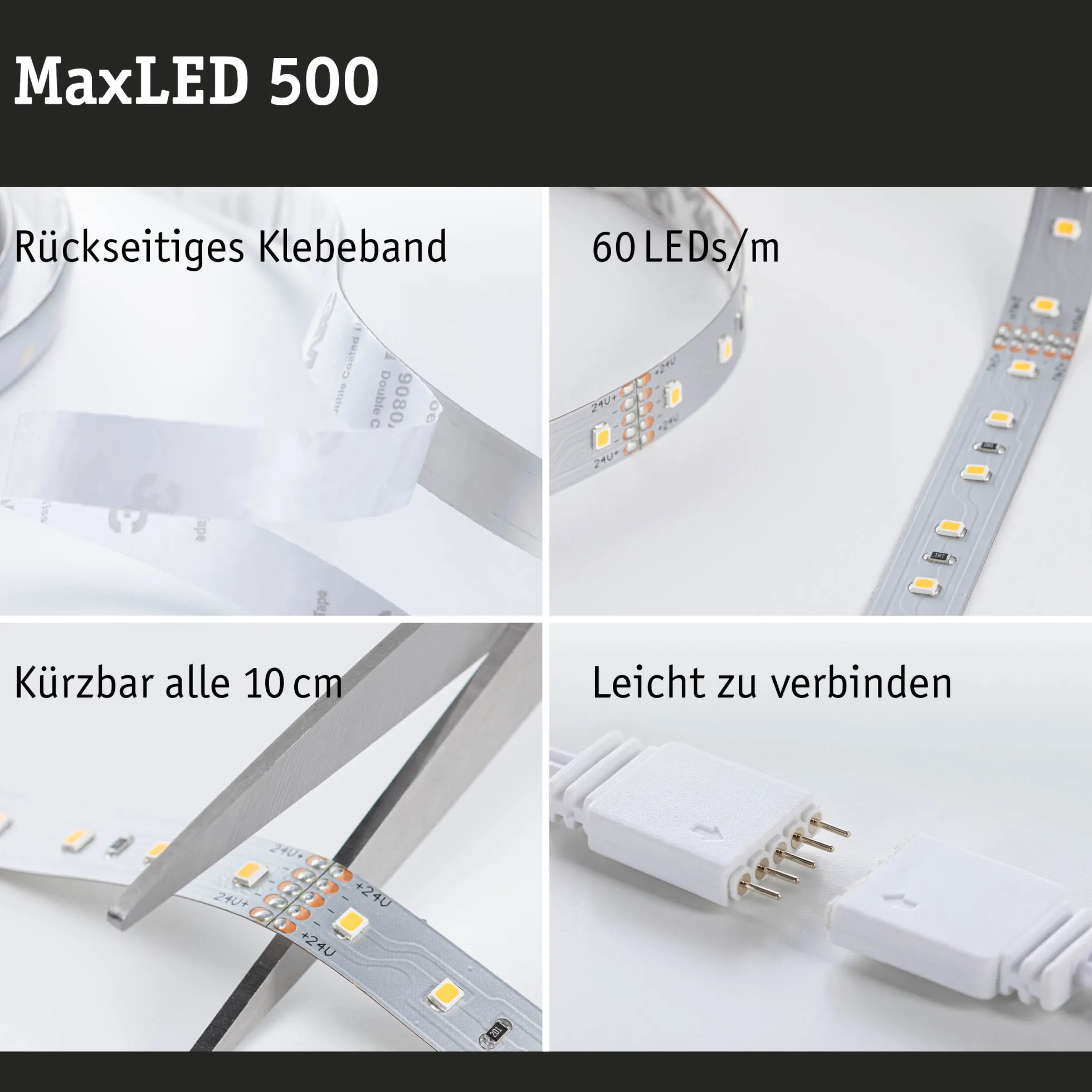 MaxLED 500 LED Strip Smart Home Bluetooth - Basisset 10m Tunable White