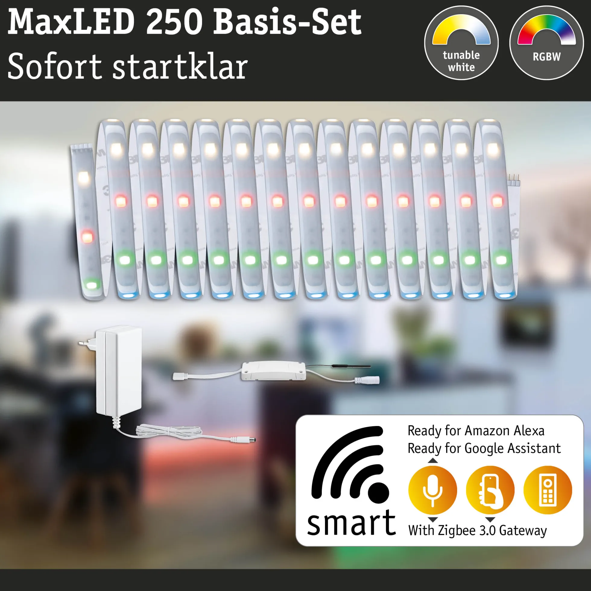 MaxLED 250 LED Strip Smart Home Zigbee 3.0 - Basisset 5m RGBW+