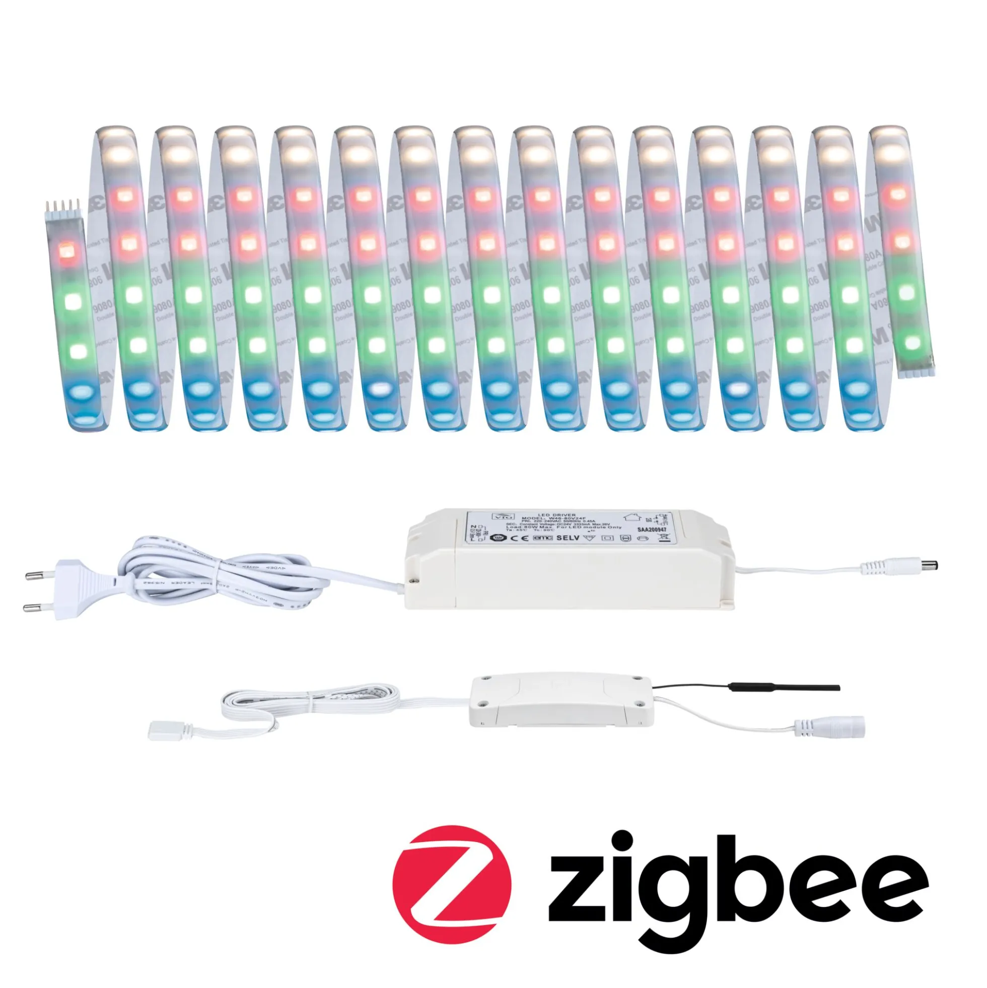 MaxLED 500 Preisattraktives Starterset Zigbee 3.0 - Smart Home smik Gateway + LED Strip RGBW Basisset
