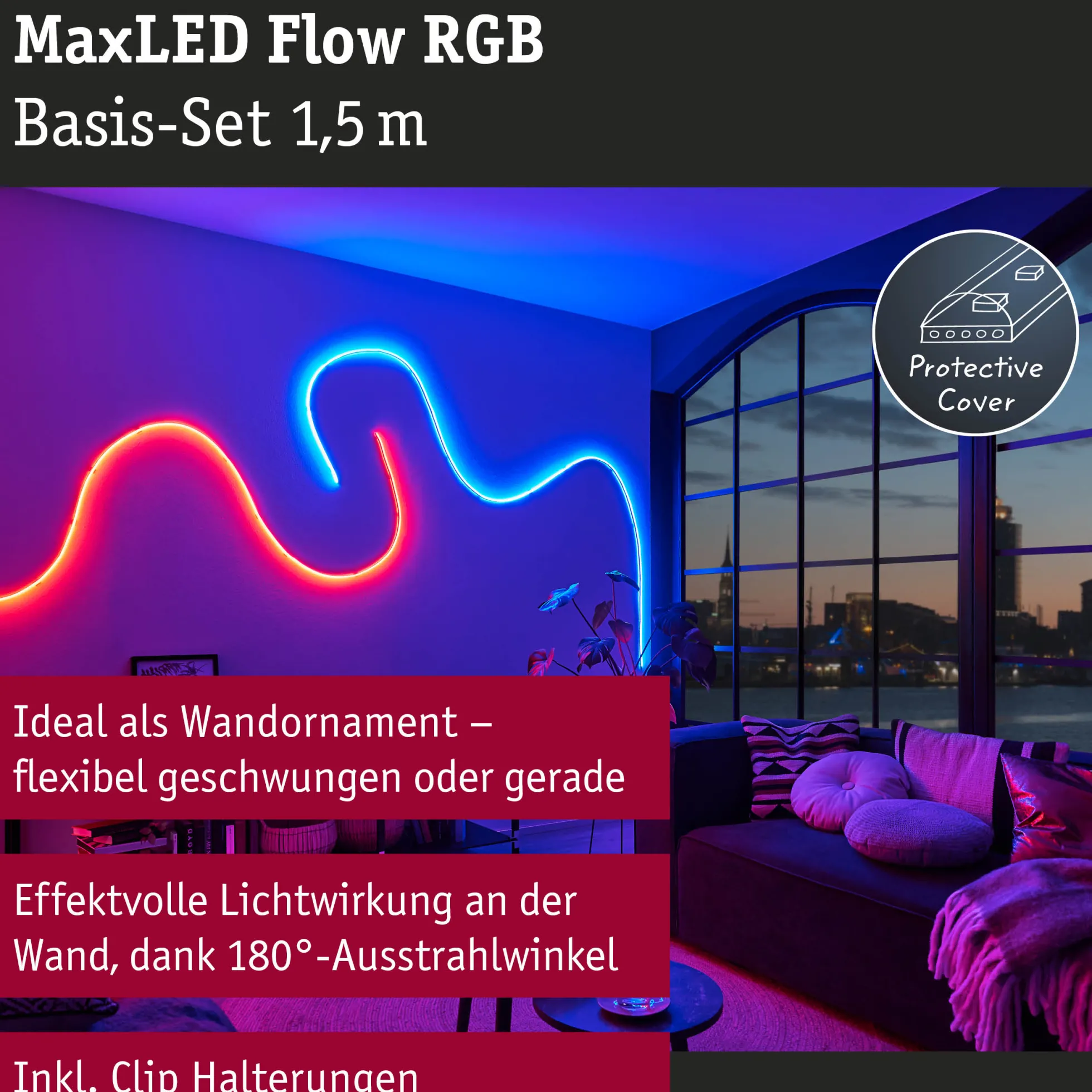 MaxLED Flow LED Strip - Basisset RGB
