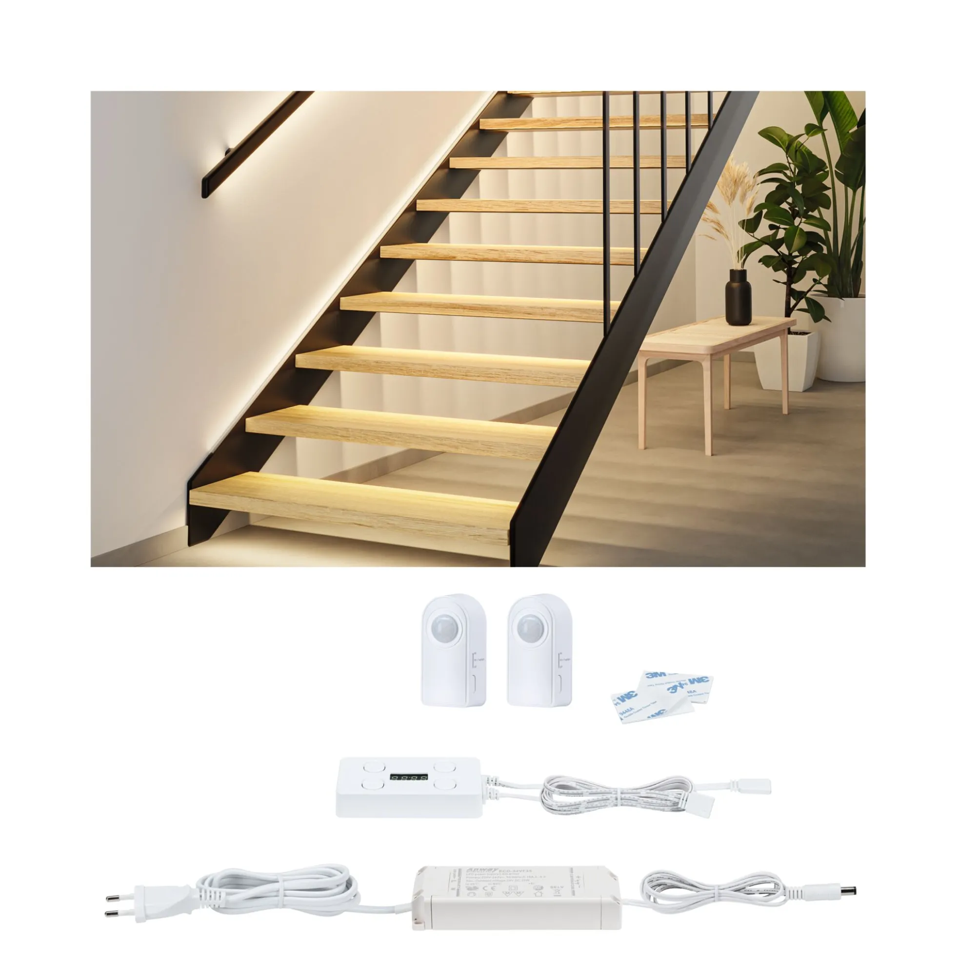MaxLED Stair LED Strip - Installationsset