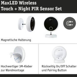 MaxLED Zubehör Steuerung - Basisset Funk-Touchschalter