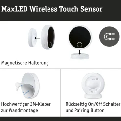 MaxLED Zubehör Steuerung - Erweiterung Touchschalter