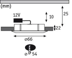 Möbeleinbauleuchten - Micro Line Structure