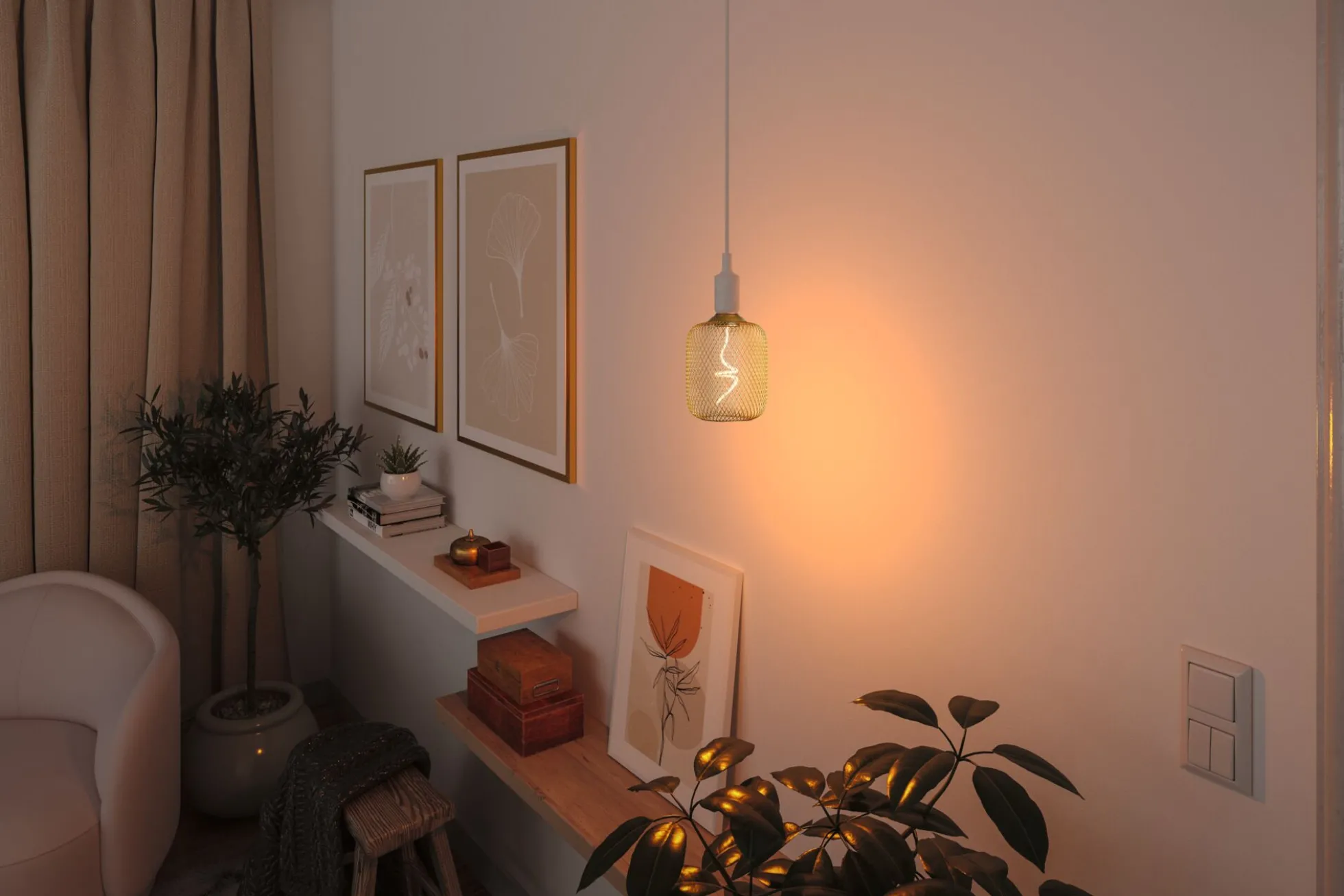 Metallic Glow Standard 230V - LED Leuchtmittel Zyl E27