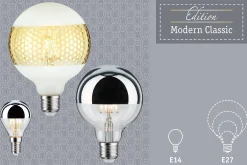 Modern Classic Edition Standard 230V - LED Birne Kopfspiegel E27