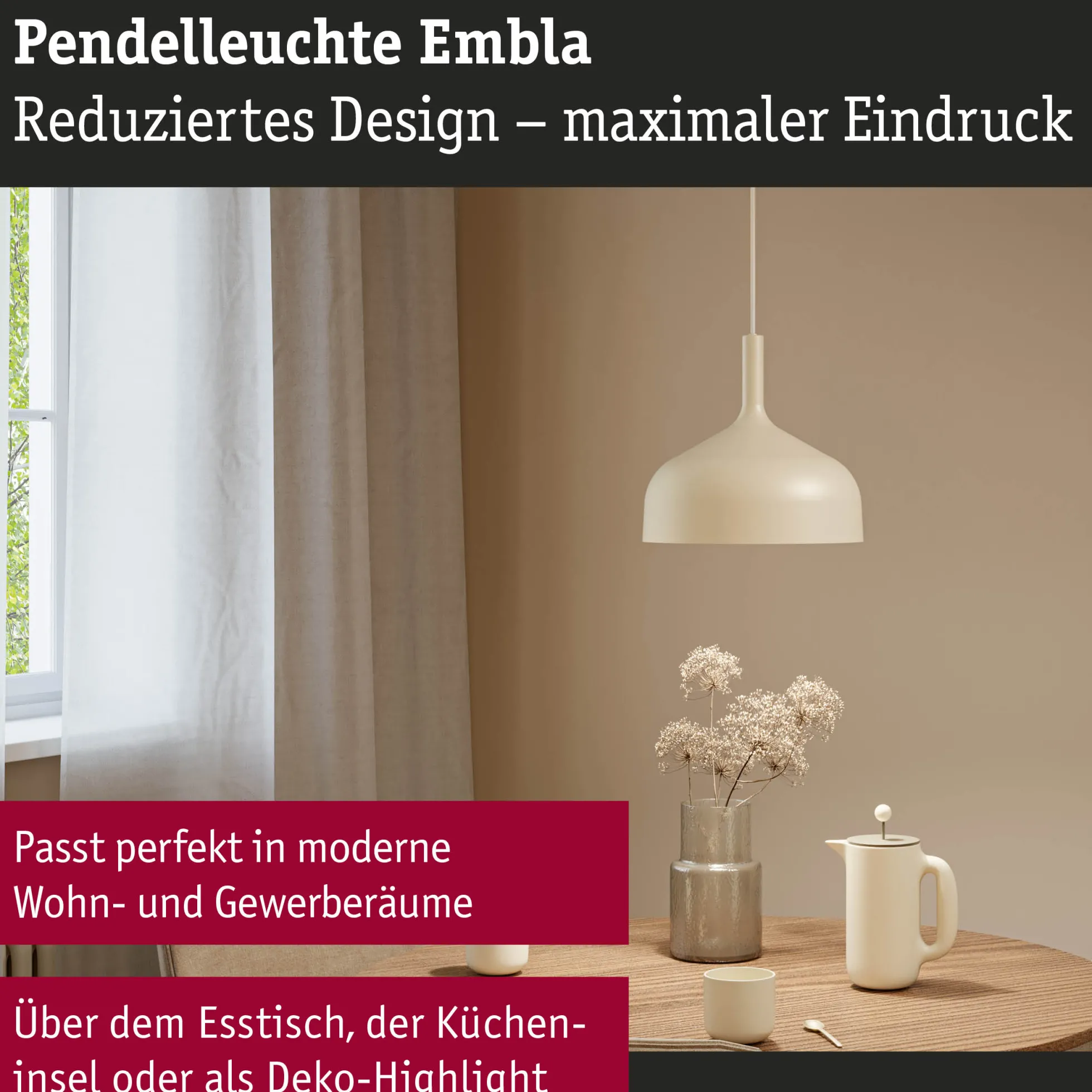 Pendelleuchte - Embla II