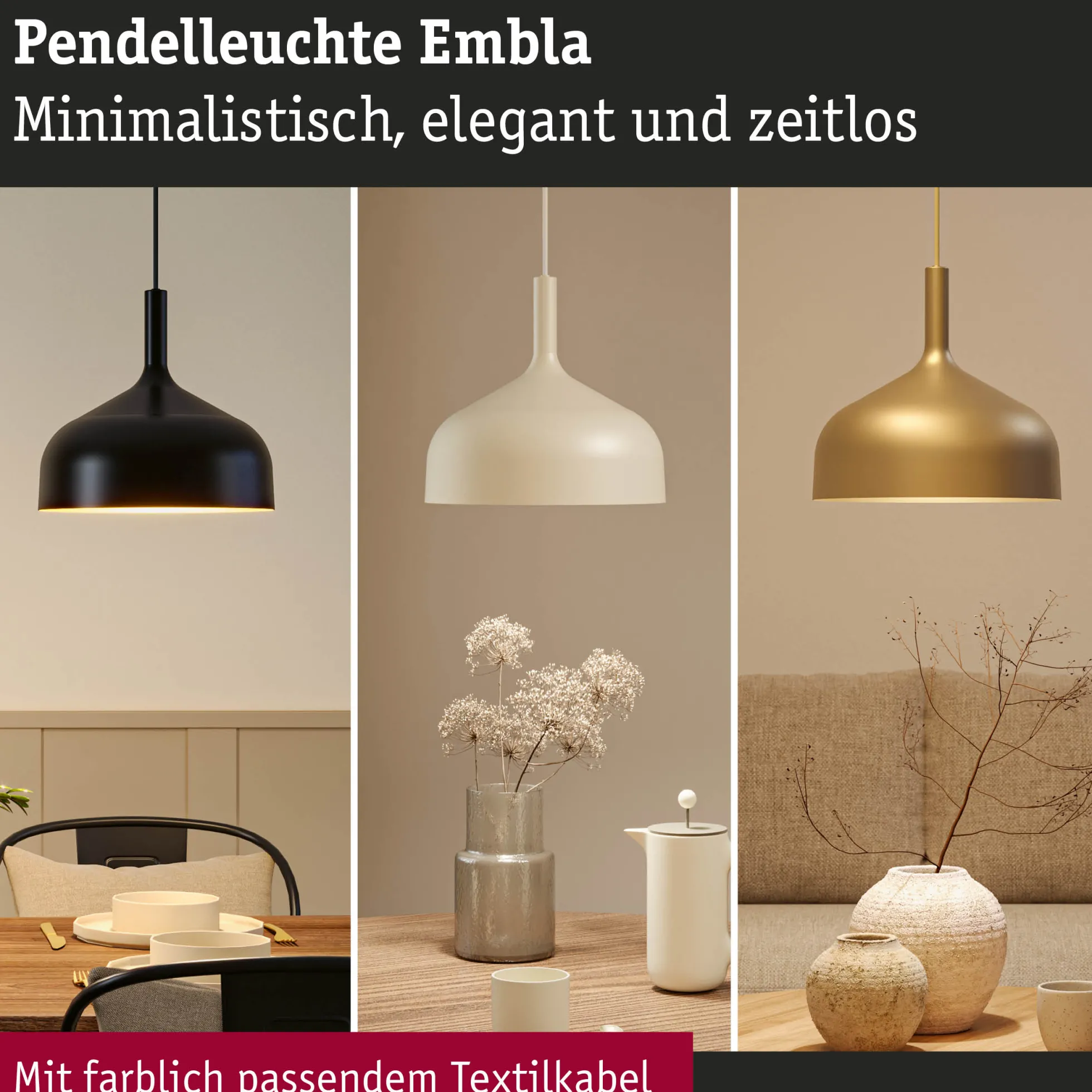 Pendelleuchte - Embla II