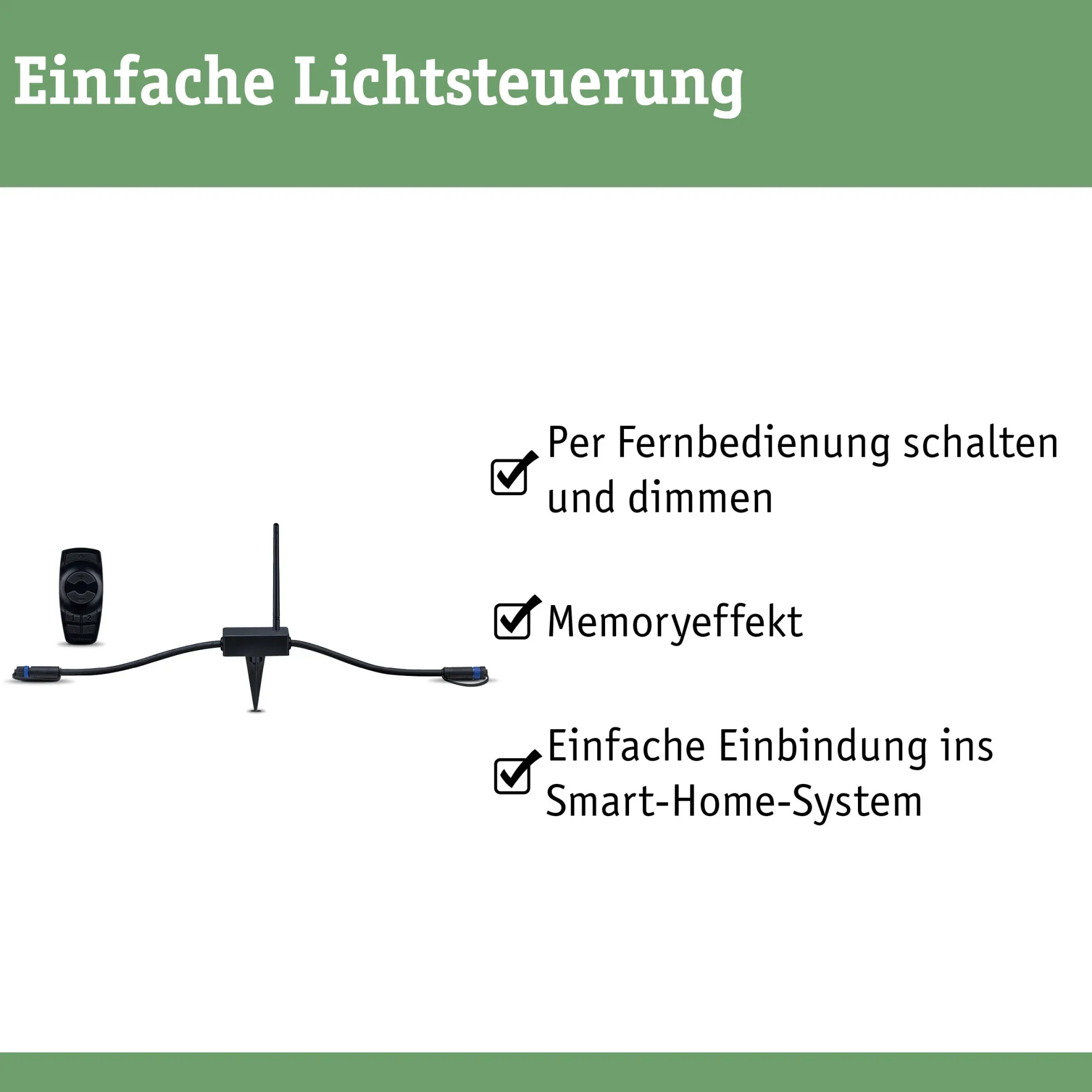 Plug & Shine Controller Wireless - mit Fernbedienung
