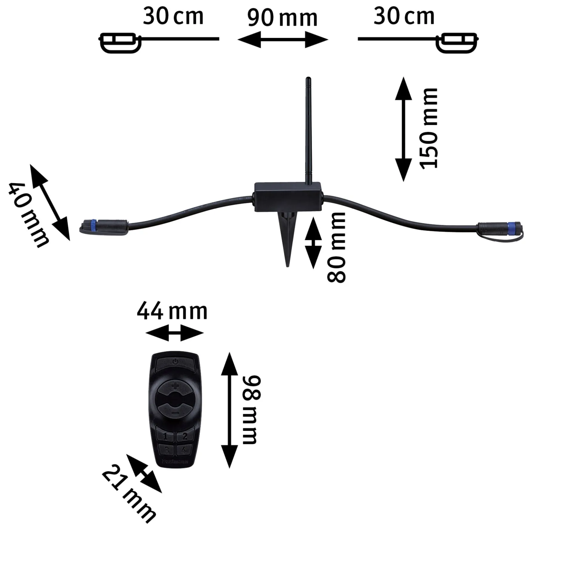 Plug & Shine Controller Wireless - mit Fernbedienung