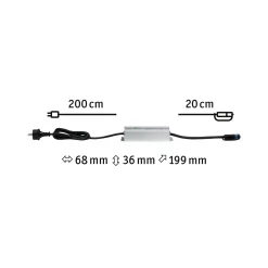 Plug & Shine Einspeisung - 230/24V DC