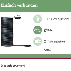 Plug & Shine Kabel - 10m 2 Ausgänge