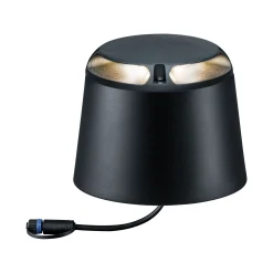 Plug & Shine LED Bodenaufbauleuchte - Warmweiß Einzelspot Zweifacher Lichtaustritt, 180°