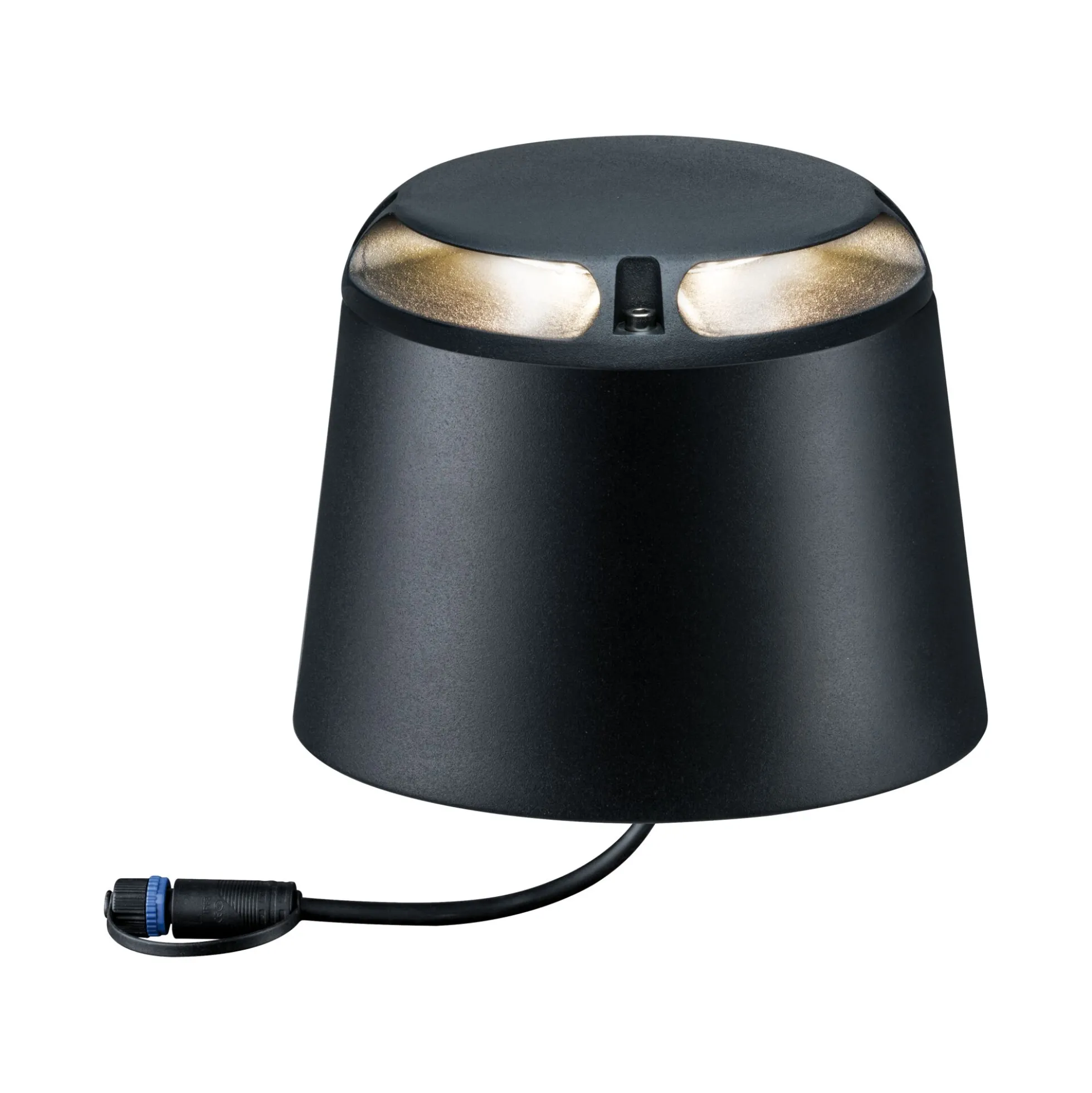 Plug & Shine LED Bodenaufbauleuchte - Warmweiß Einzelspot Zweifacher Lichtaustritt, 180°