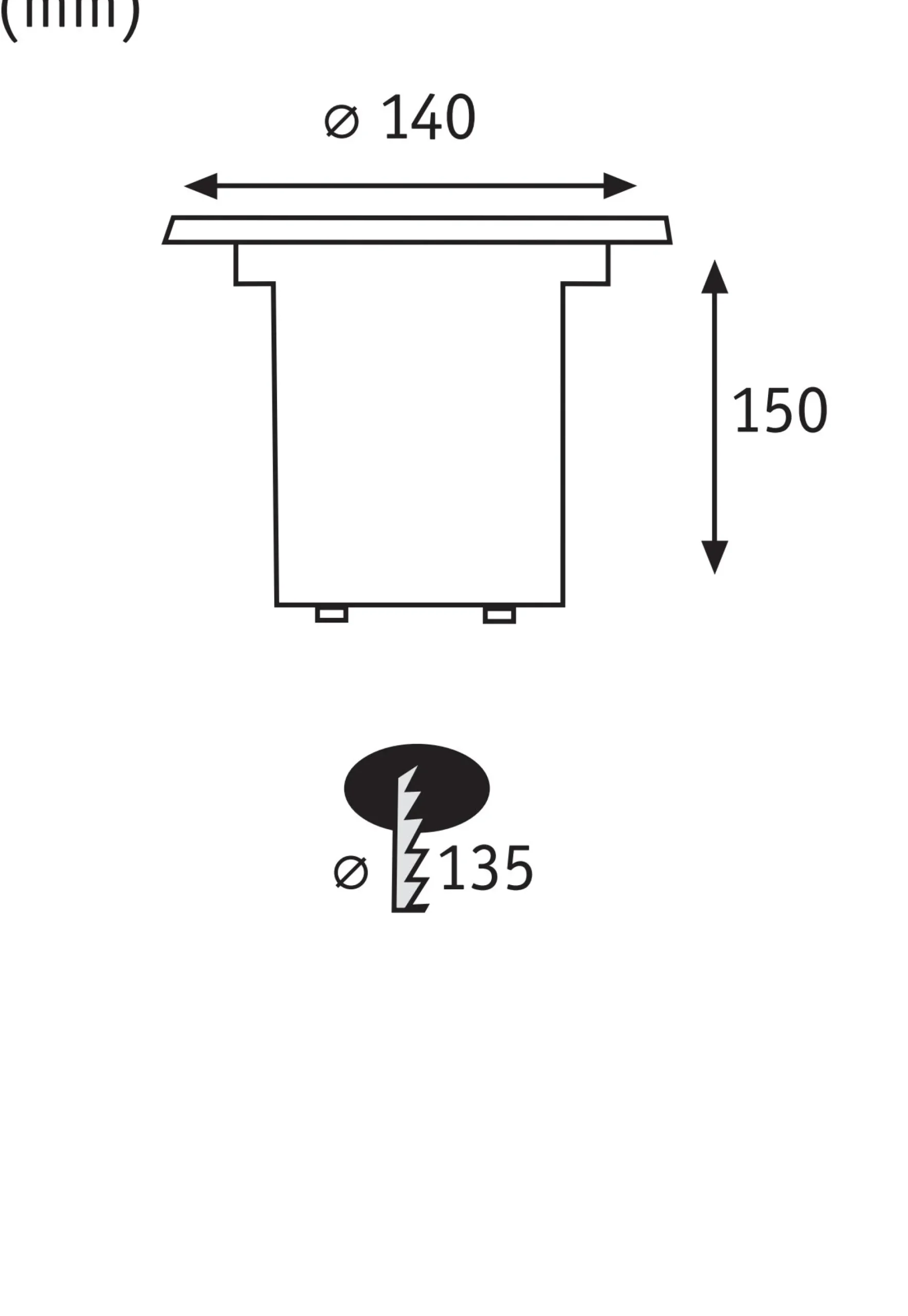 Plug & Shine LED Bodeneinbauleuchte - Floor Einzelspot