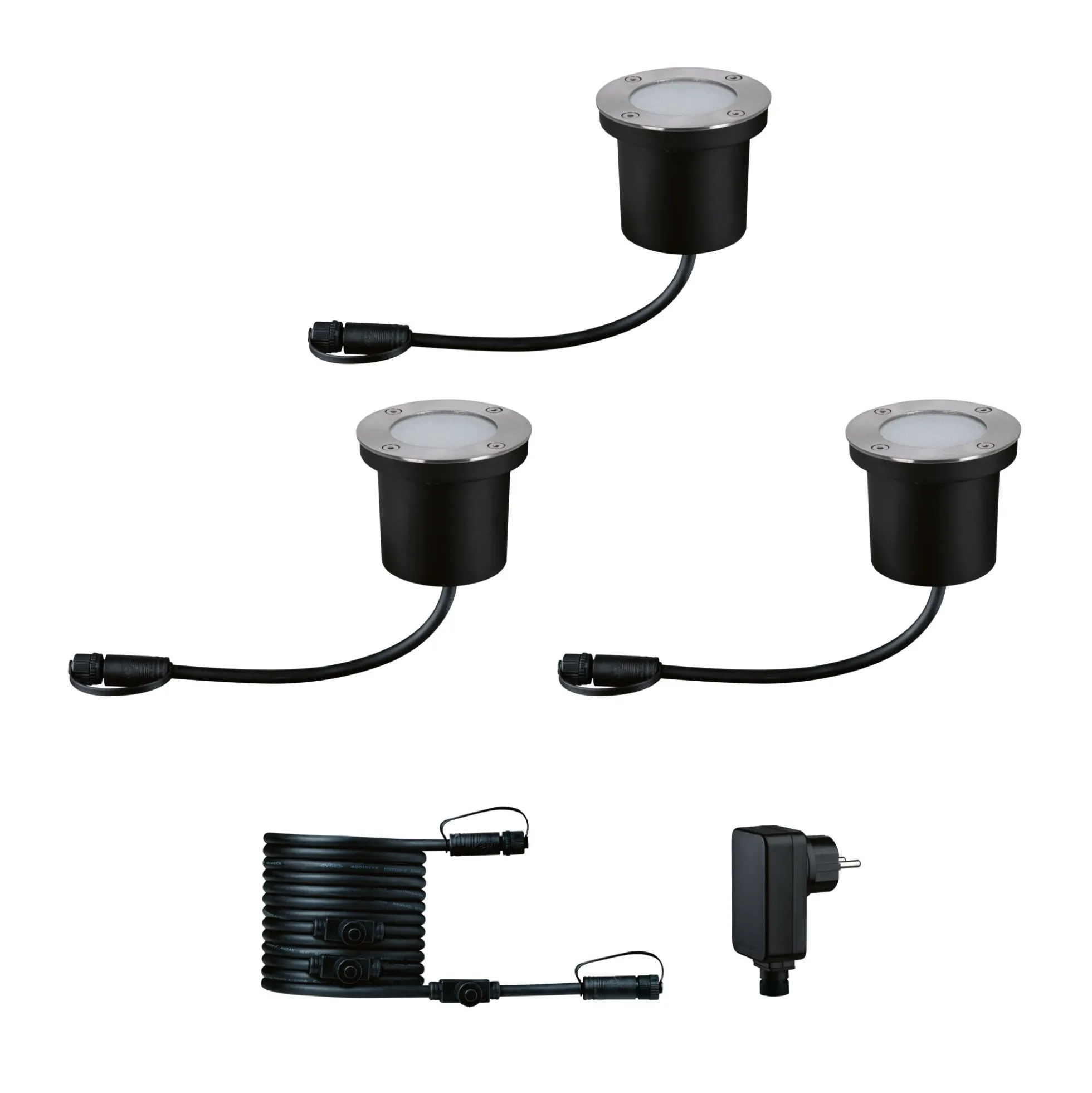 Plug & Shine LED Bodeneinbauleuchte - Floor Basisset insektenfreundlich
