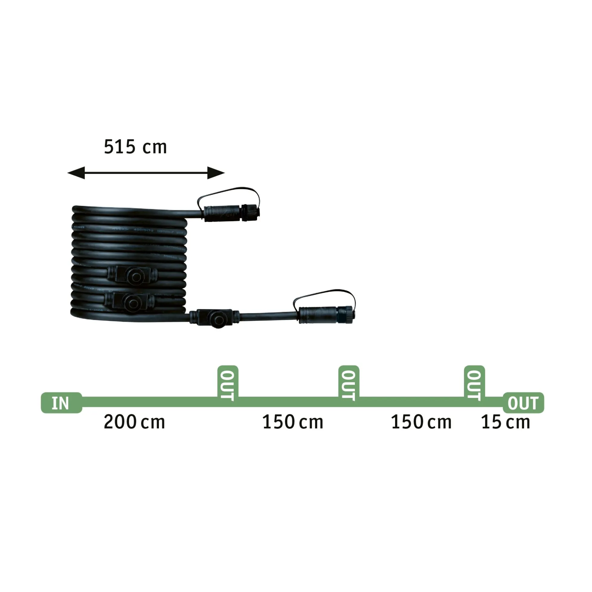 Plug & Shine LED Bodeneinbauleuchte Smart Home Zigbee 3.0 - RGBW Basisset