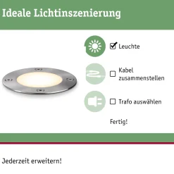 Plug & Shine LED Bodeneinbauleuchte - Floor Einzelspot