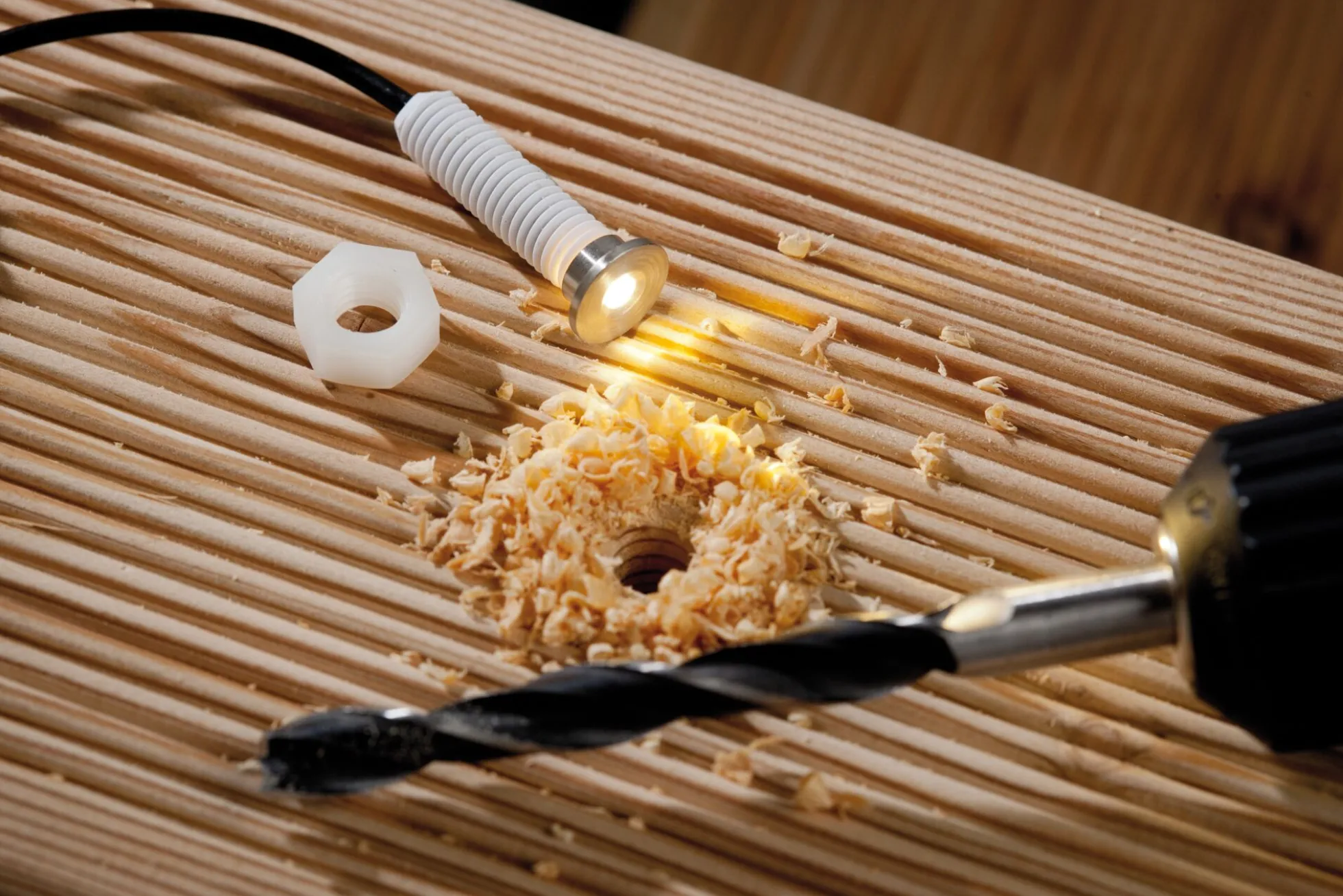 Plug & Shine LED Bodeneinbauleuchte - MicroPen II Basisset