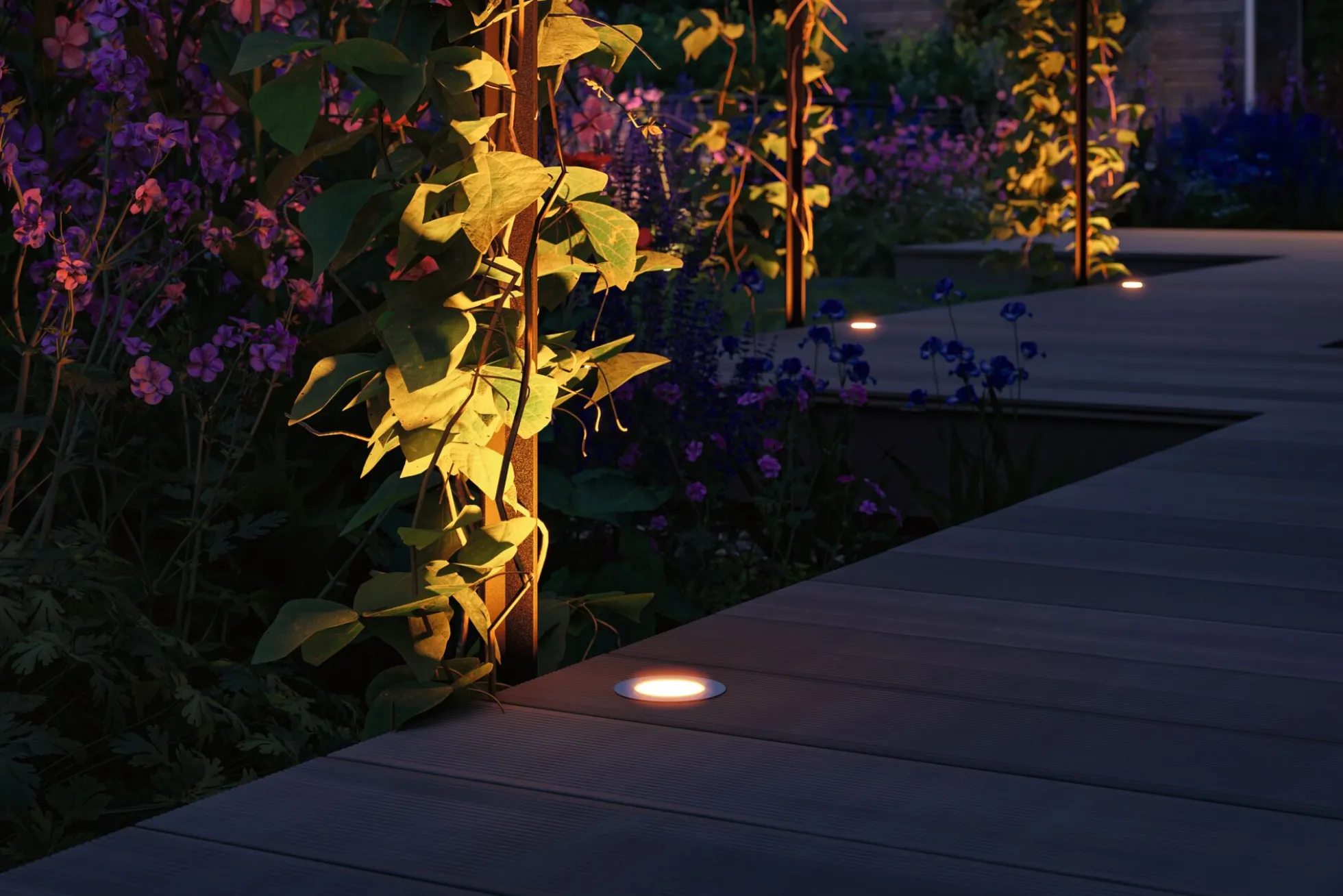Plug & Shine LED Bodeneinbauleuchte - Floor Basisset Insektenfreundlich