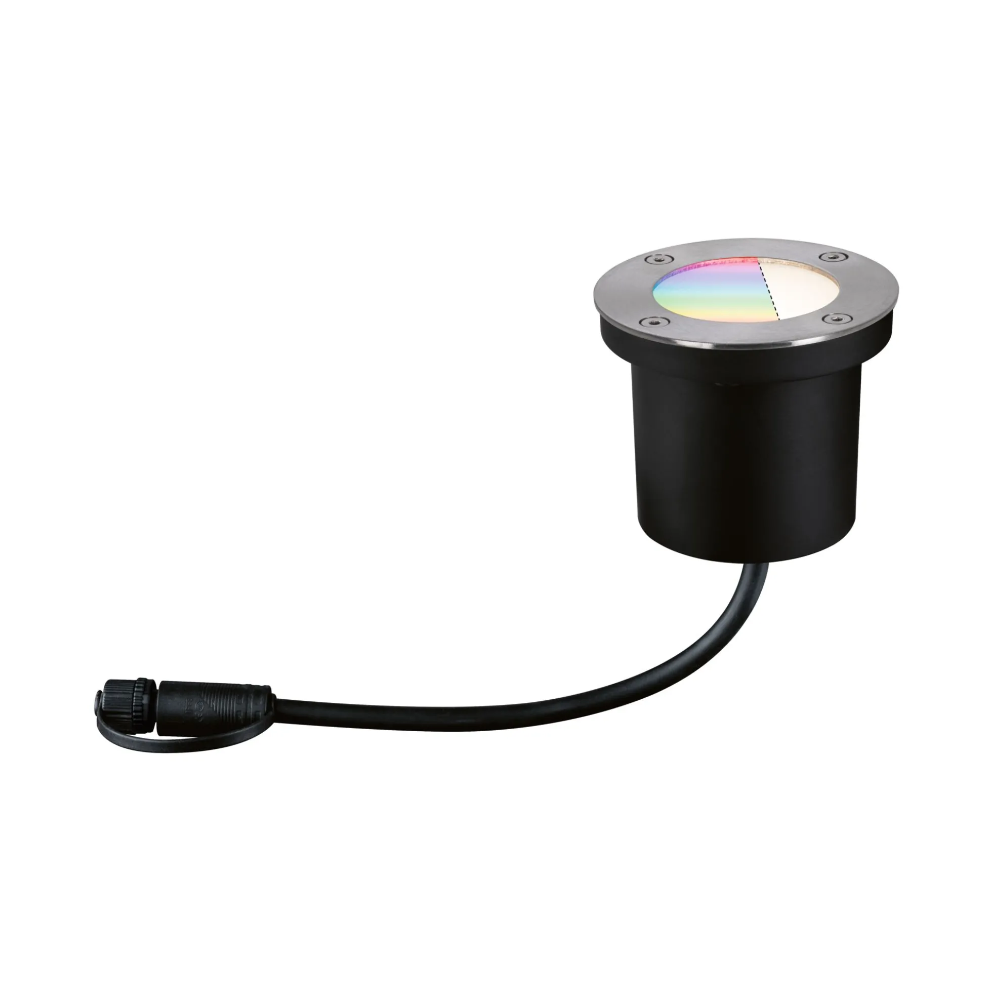 Plug & Shine LED Bodeneinbauleuchte Smart Home Zigbee 3.0 - RGBW Einzelspot