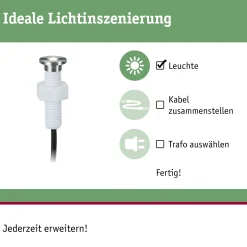 Plug & Shine LED Bodeneinbauleuchte - MicroPen II Erweiterungsset