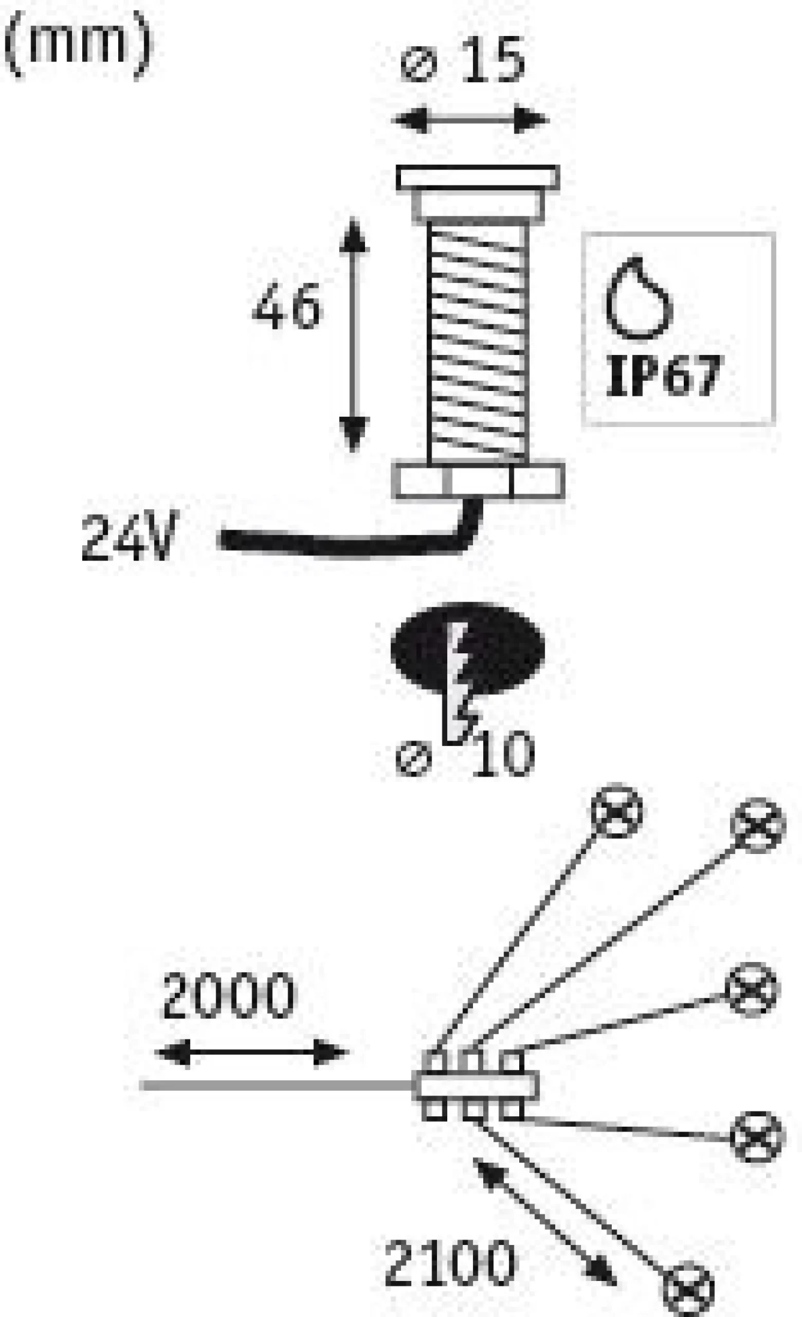 Plug & Shine LED Bodeneinbauleuchte - MicroPen II Erweiterungsset
