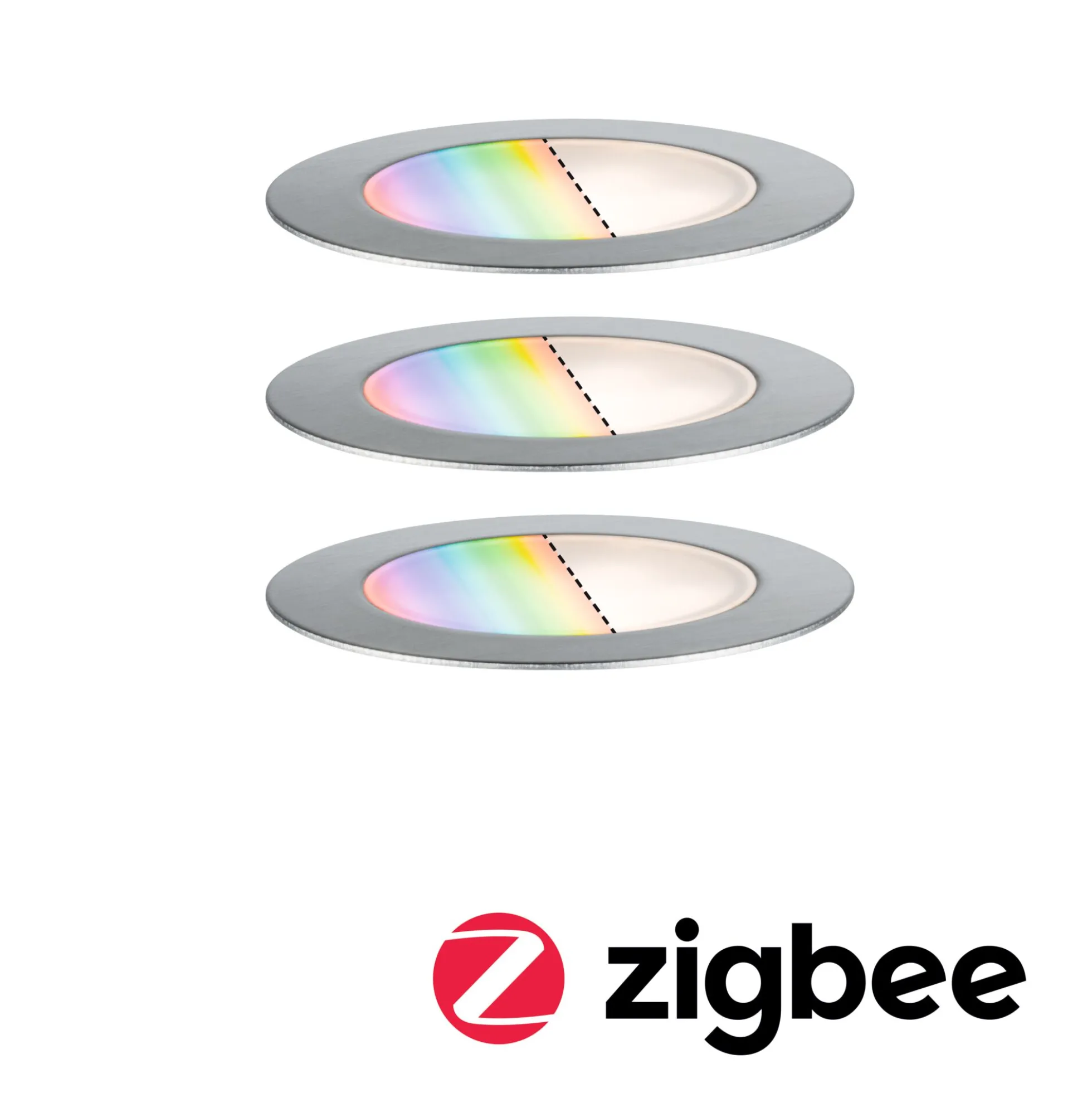 Plug & Shine LED Bodeneinbauleuchte Smart Home Zigbee 3.0 - Floor 3er-Set