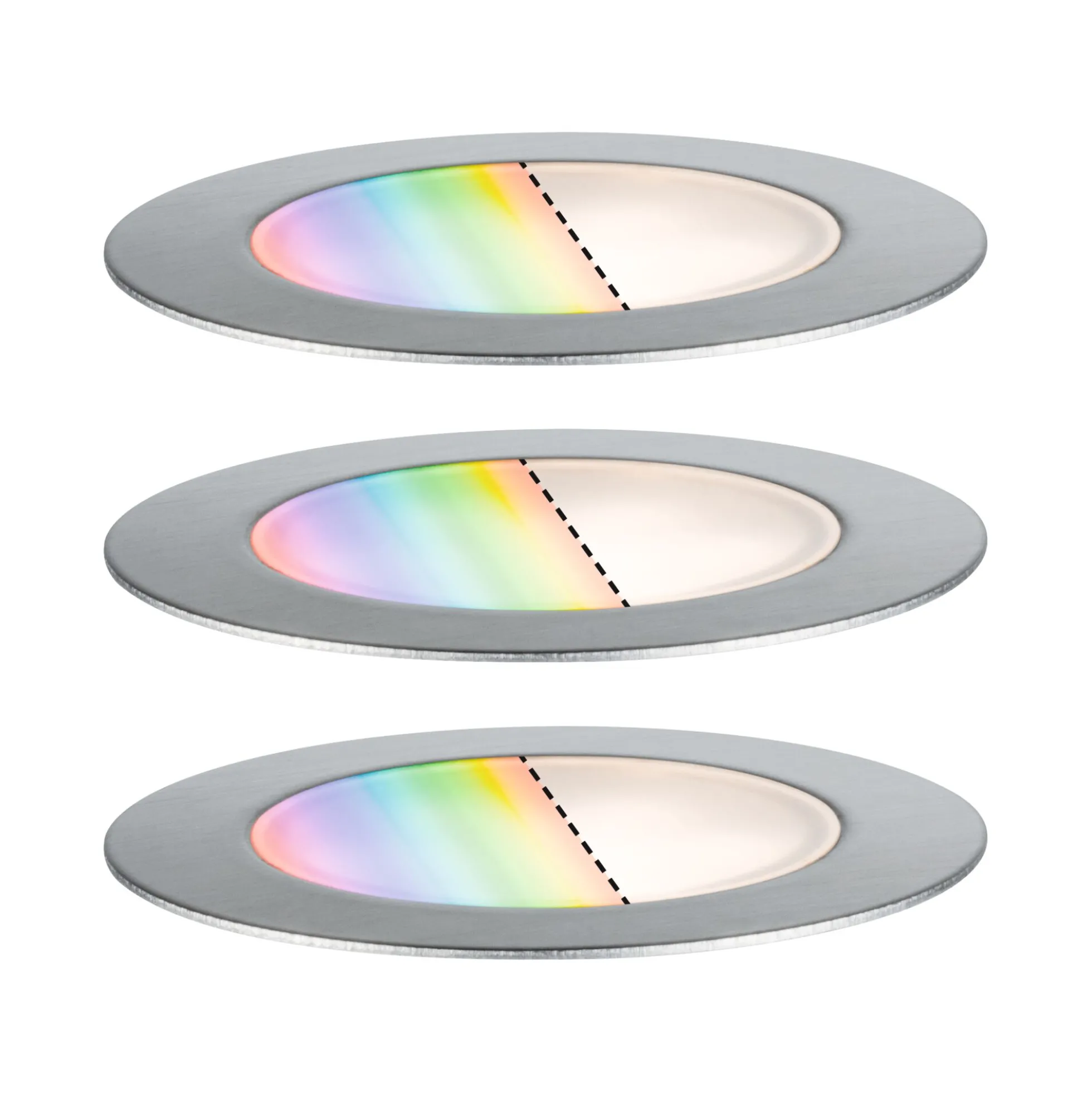 Plug & Shine LED Bodeneinbauleuchte Smart Home Zigbee 3.0 - Floor 3er-Set