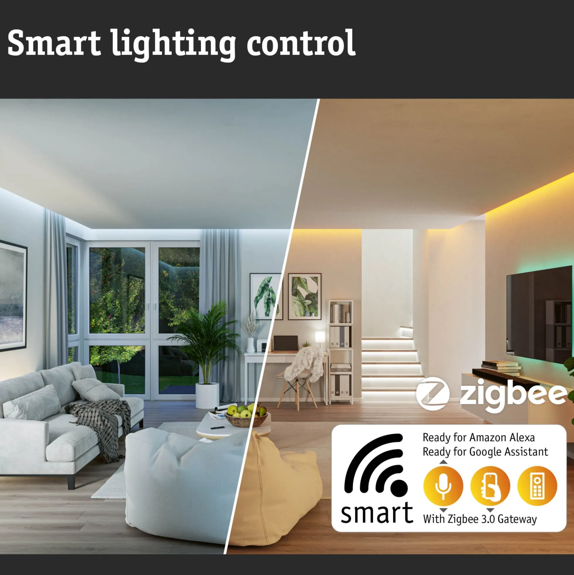 Plug & Shine LED Bodeneinbauleuchte Smart Home Zigbee 3.0 - Floor 3er-Set