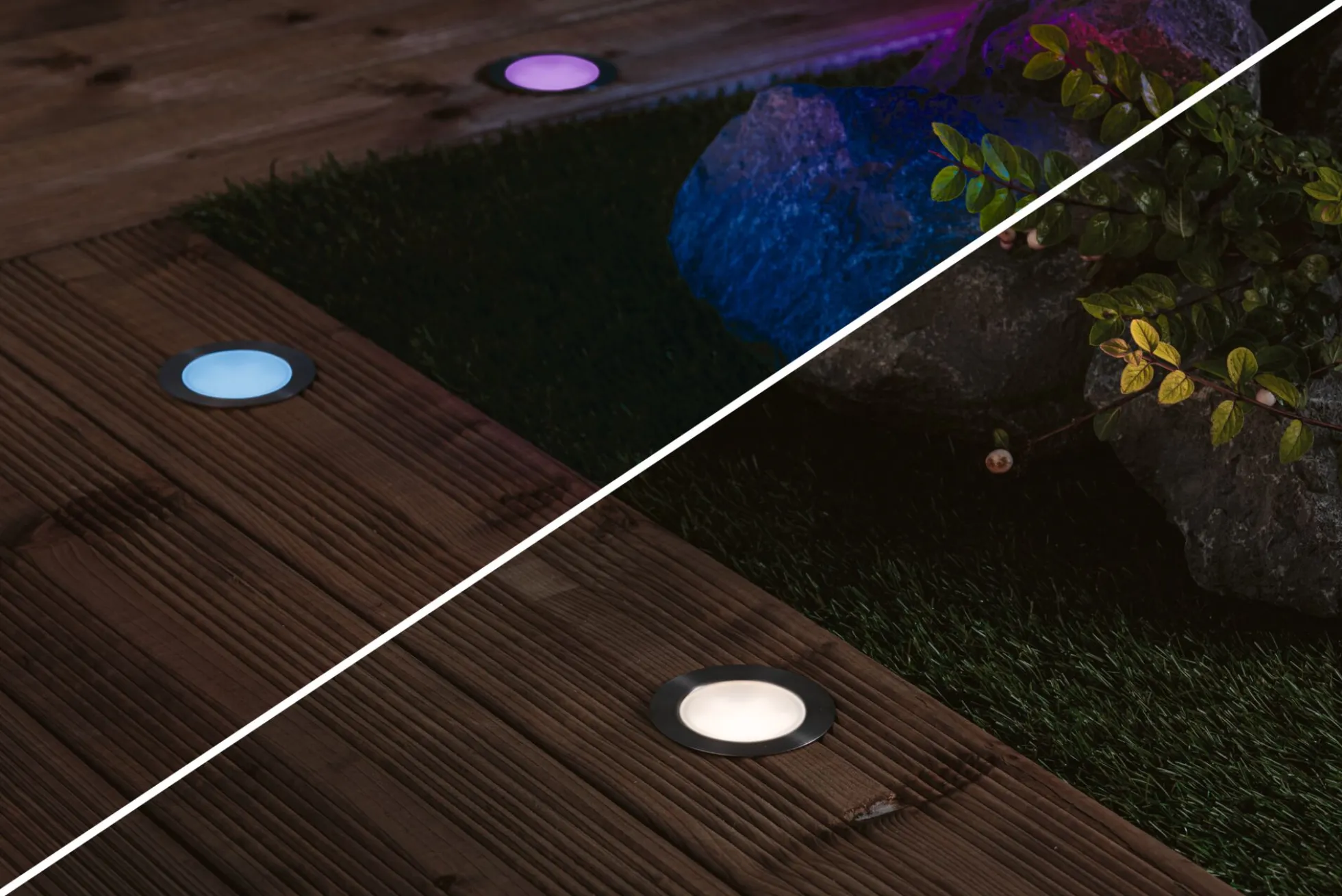 Plug & Shine LED Bodeneinbauleuchte Smart Home Zigbee 3.0 - Floor 3er-Set