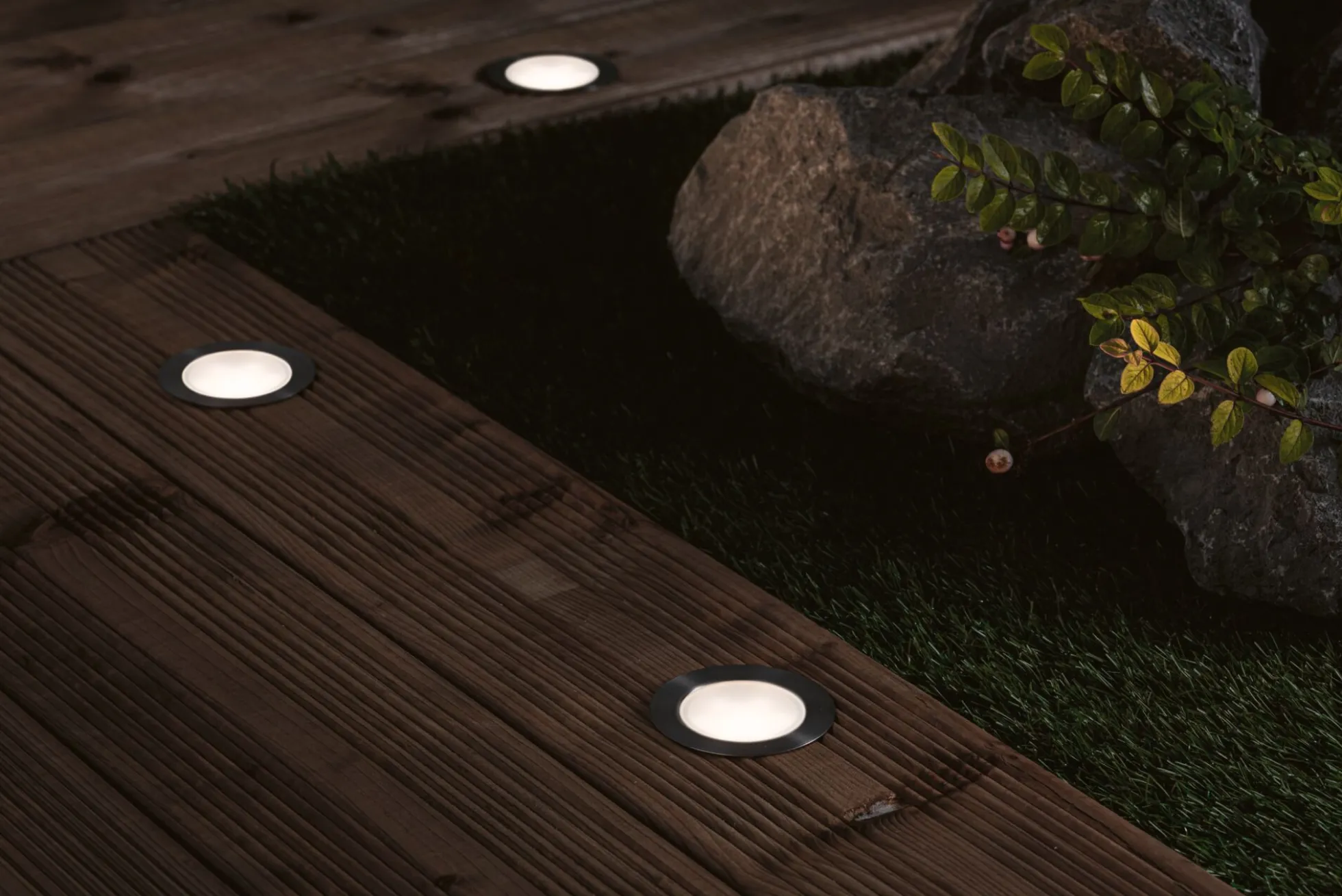 Plug & Shine LED Bodeneinbauleuchte Smart Home Zigbee 3.0 - Floor 3er-Set