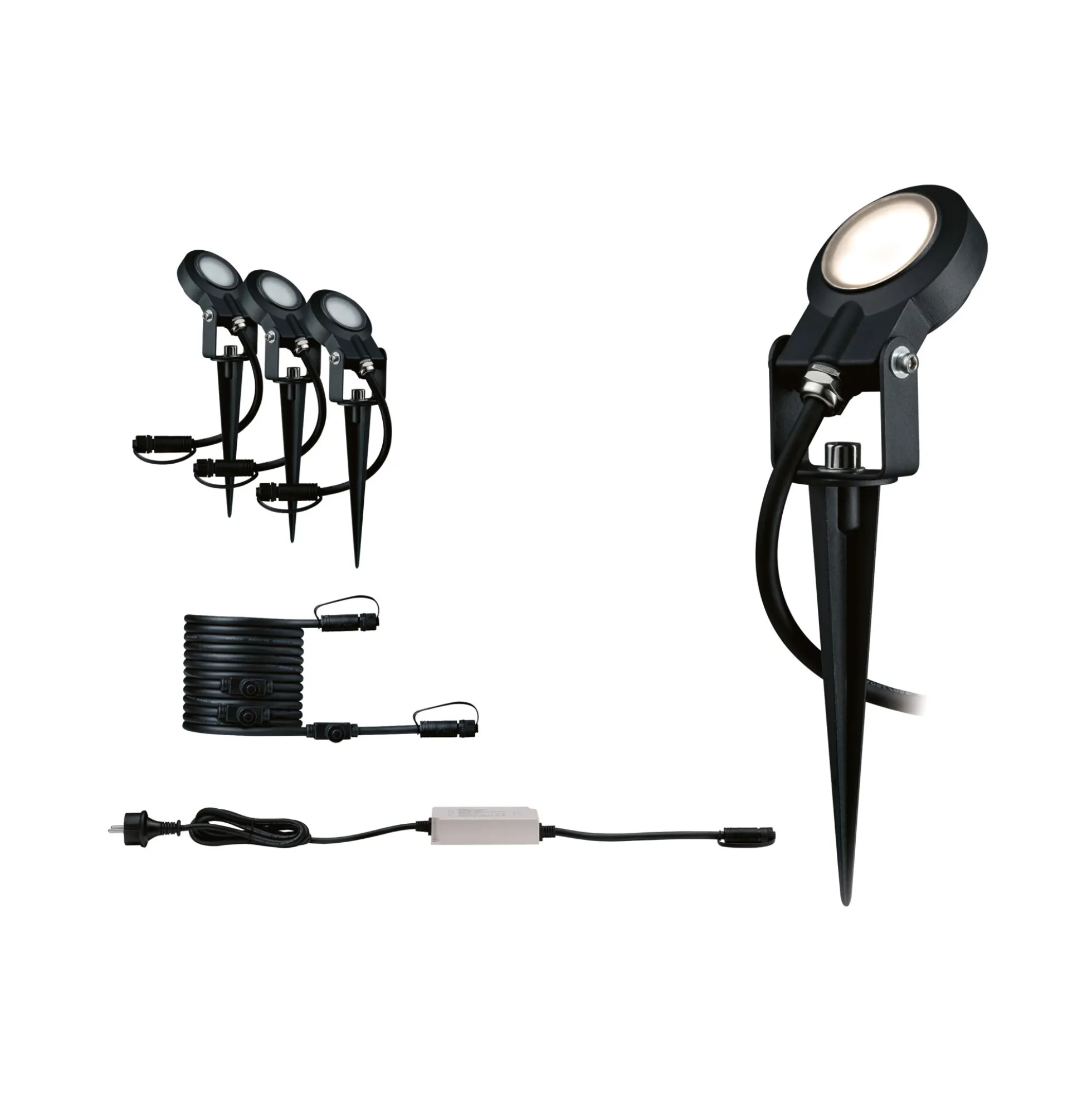 Plug & Shine LED Gartenstrahler - Sting Basisset