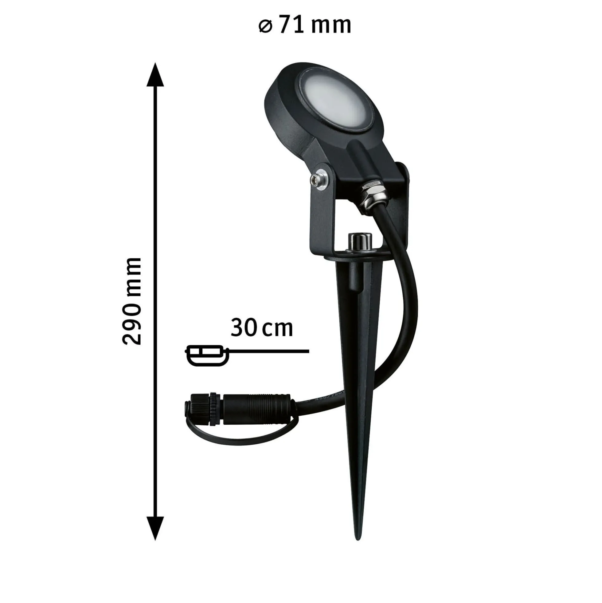 Plug & Shine LED Gartenstrahler - Sting Basisset insektenfreundlich