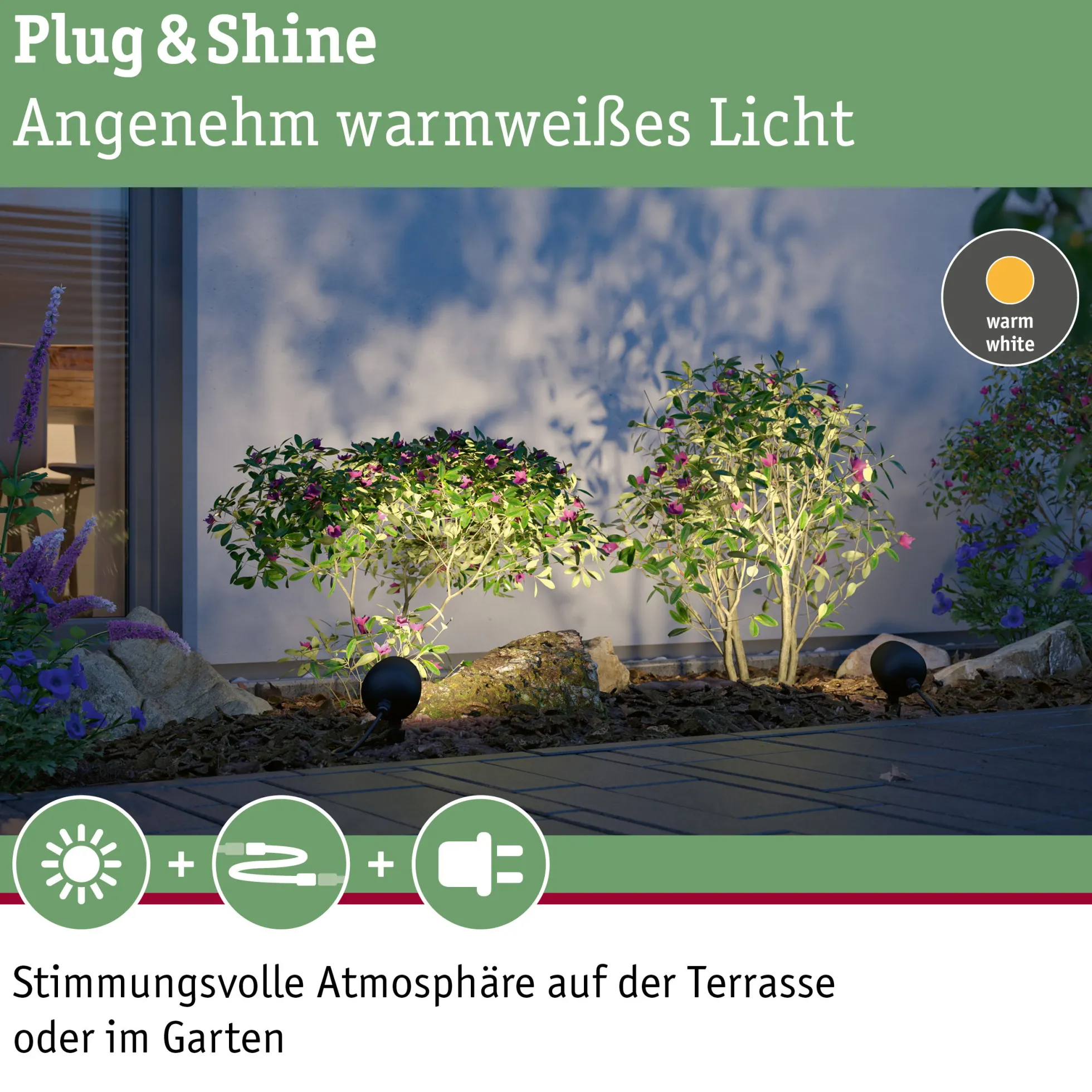 Plug & Shine LED Gartenstrahler - Kikolo