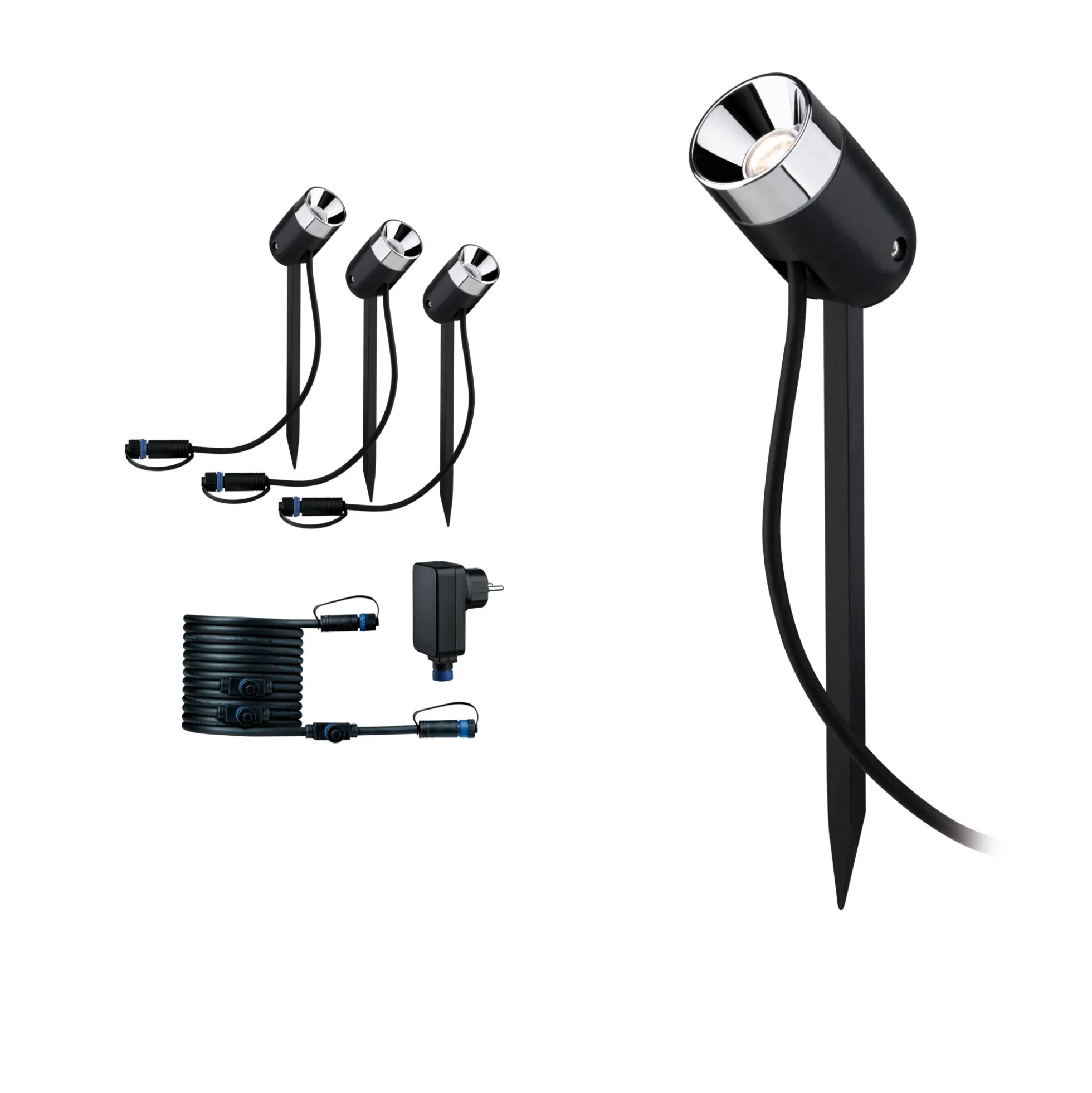 Plug & Shine LED Gartenstrahler - Pike Basisset