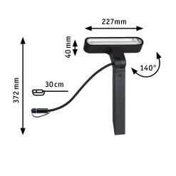 Plug & Shine LED Gartenstrahler - Ito Einzelspot Horizontale Ausrichtung