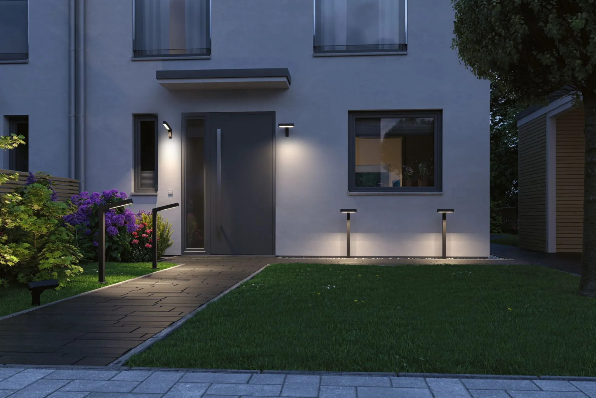 Plug & Shine LED Gartenstrahler - Ito Einzelspot Horizontale Ausrichtung