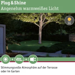 Plug & Shine LED Gartenstrahler - Radon Einzelspot