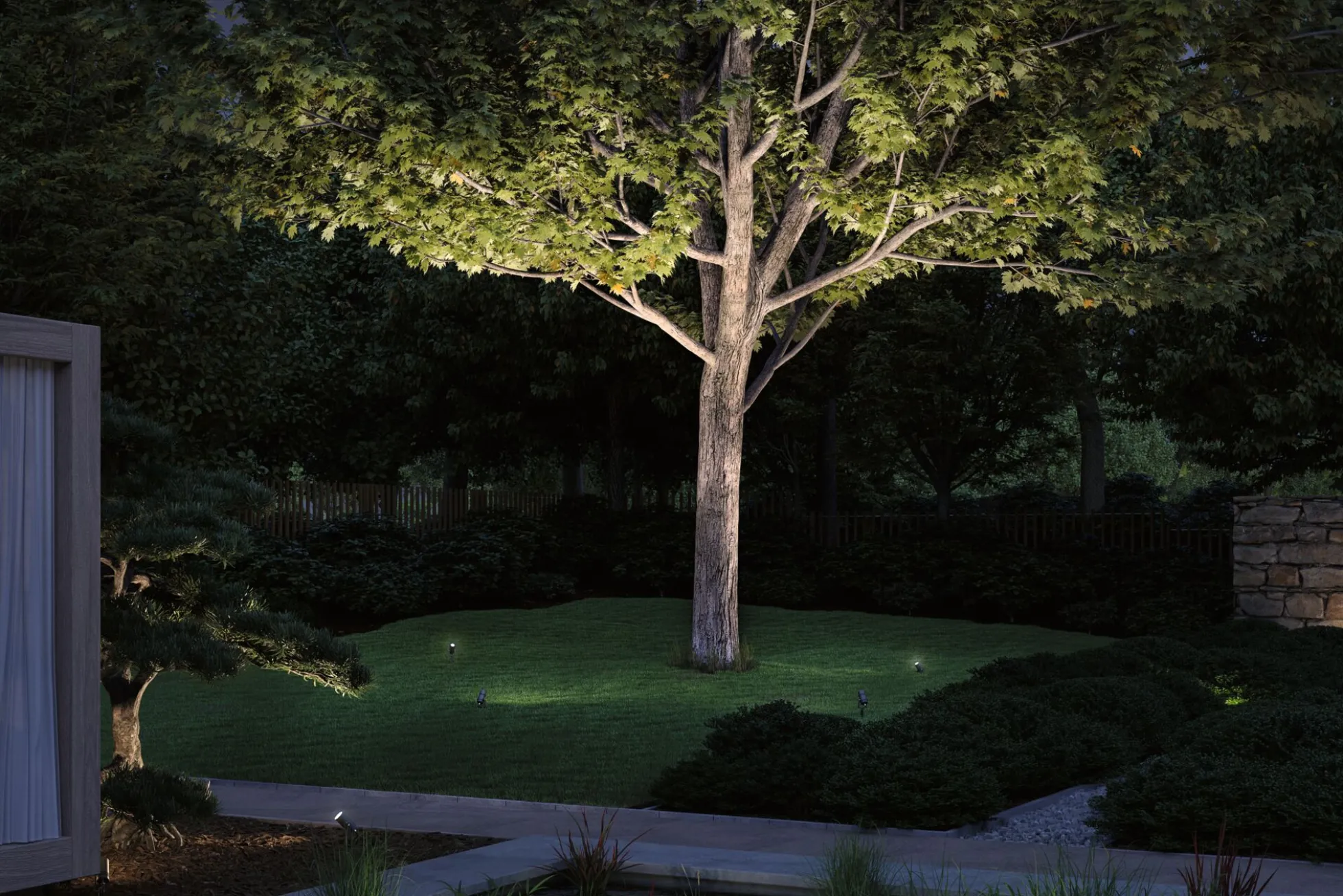 Plug & Shine LED Gartenstrahler - Radon Einzelspot