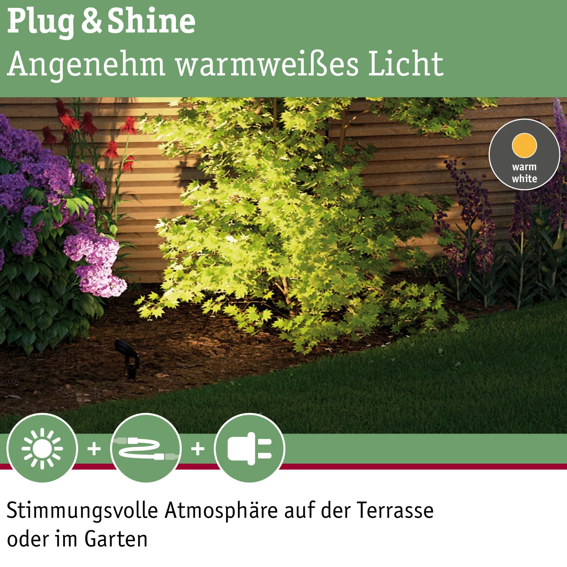 Plug & Shine LED Gartenstrahler - Sting Einzelspot