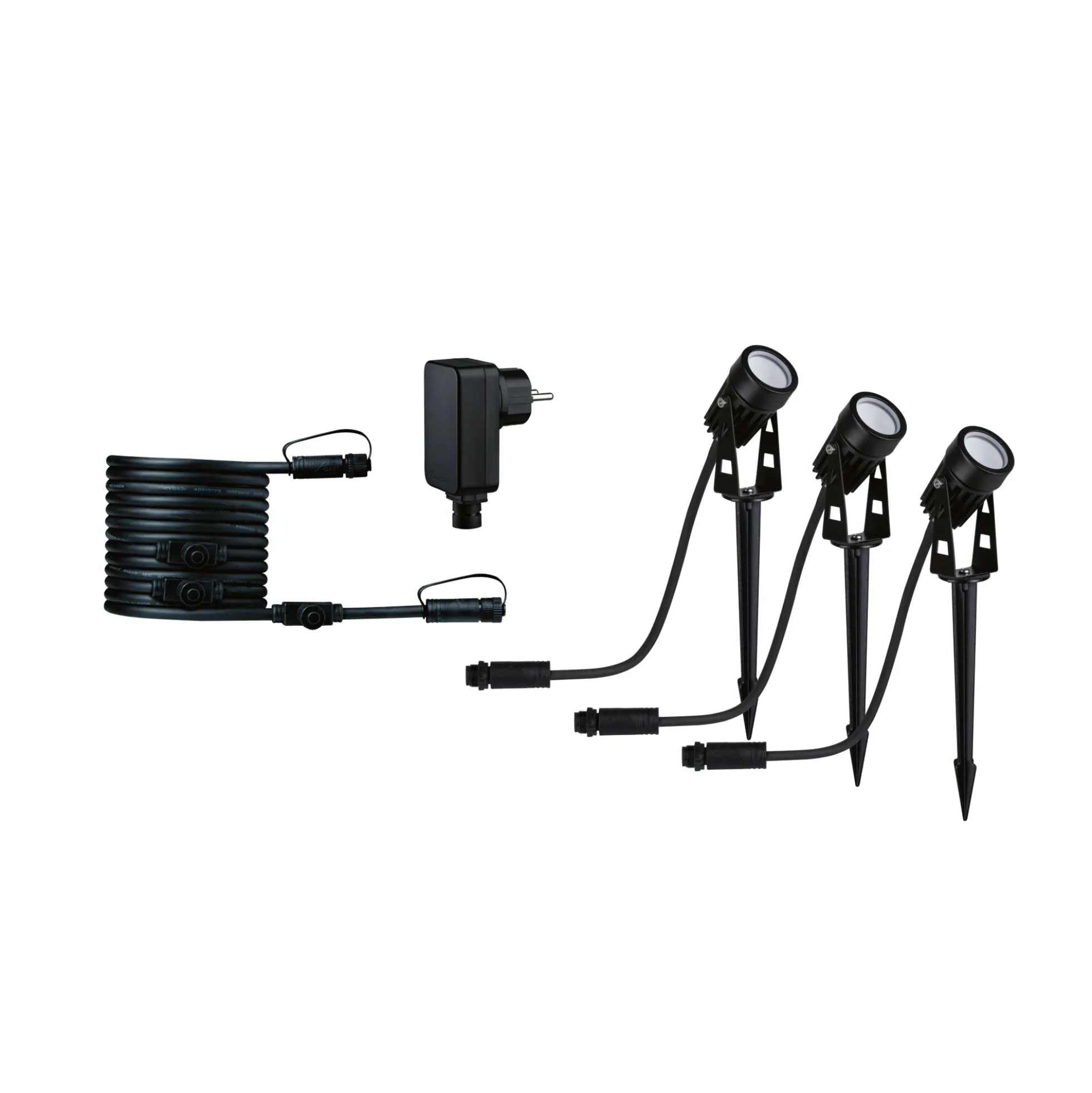 Plug & Shine LED Gartenstrahler - Warmweiß Basisset