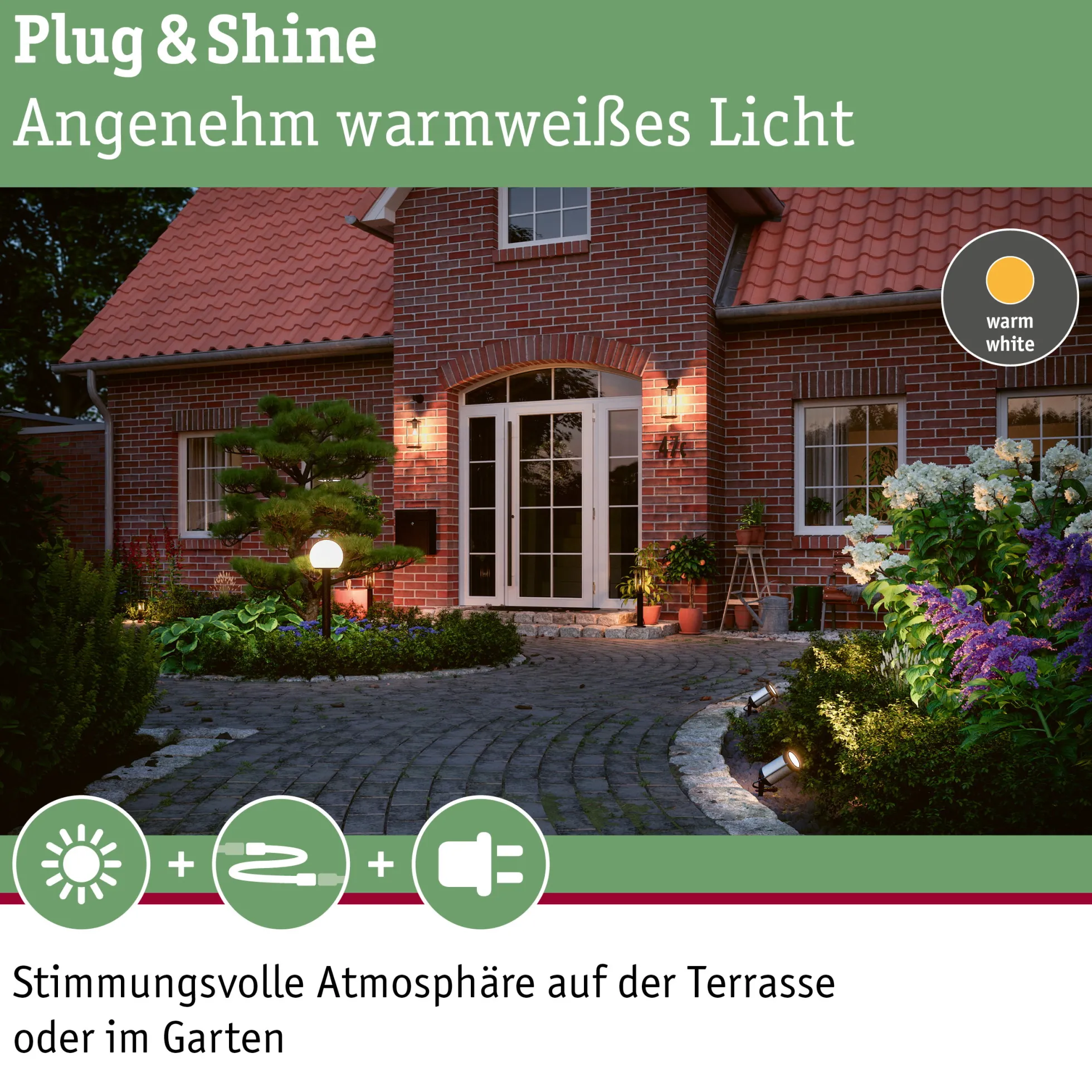 Plug & Shine LED Gartenstrahler - Classic Einzelspot