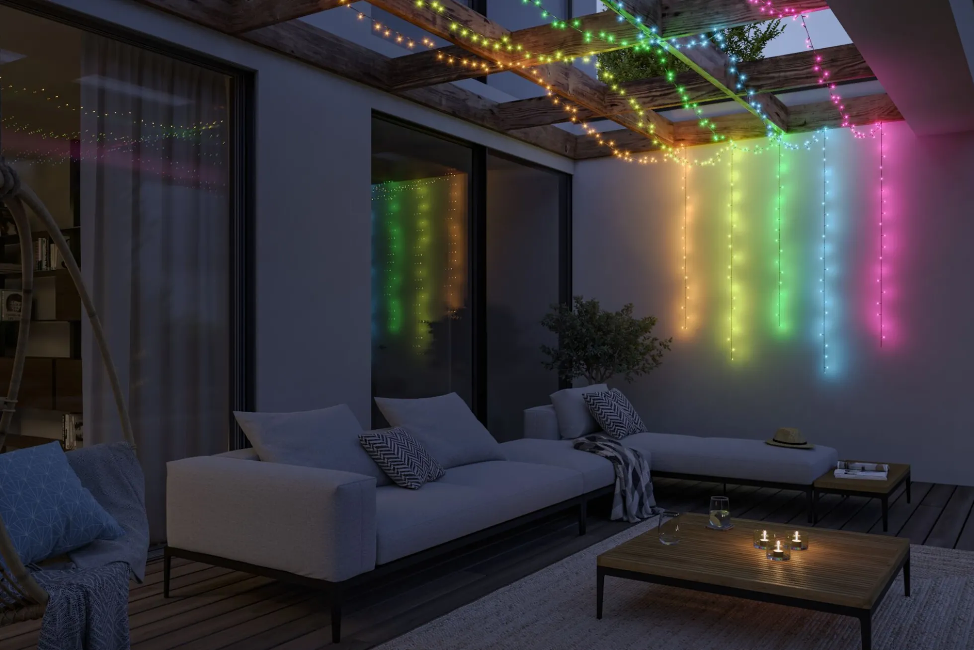 Plug & Shine LED Lichterkette - Yuna RGB 10m